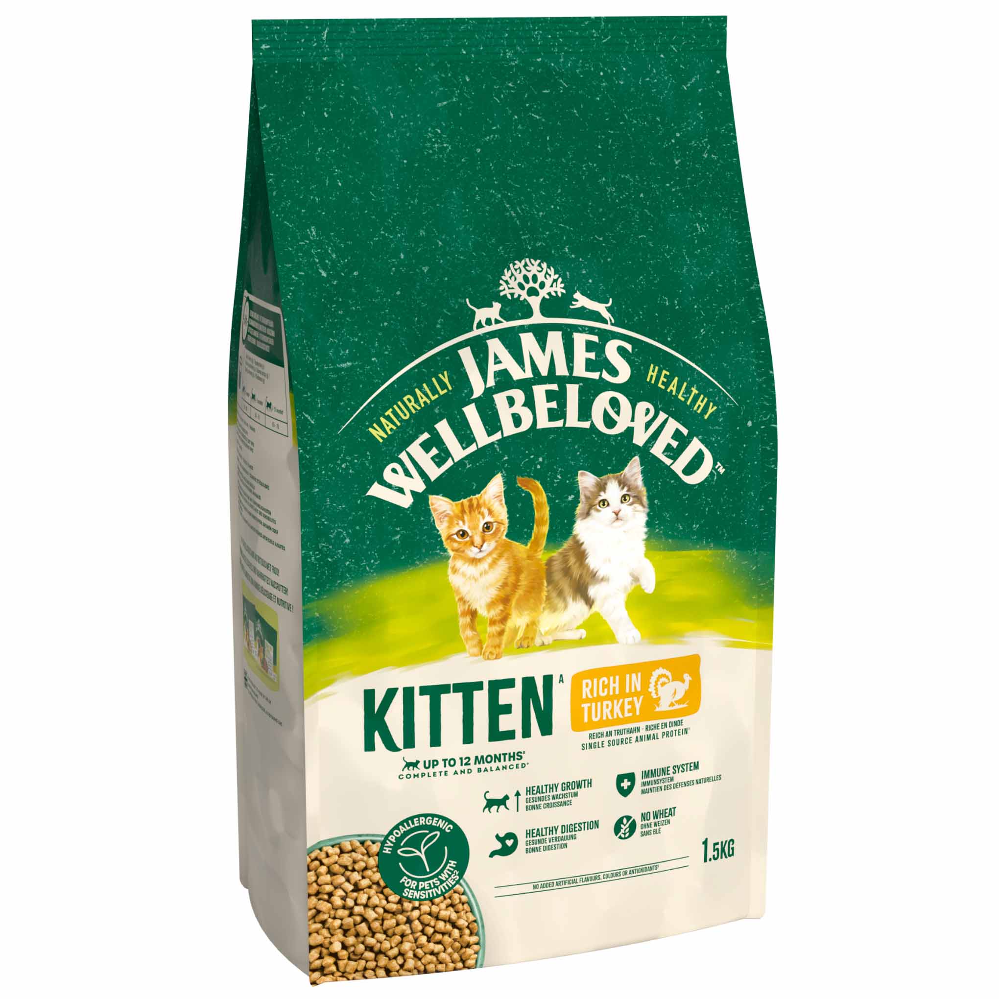 James Wellbeloved Kitten Dry Cat Food - Turkey - Image 3