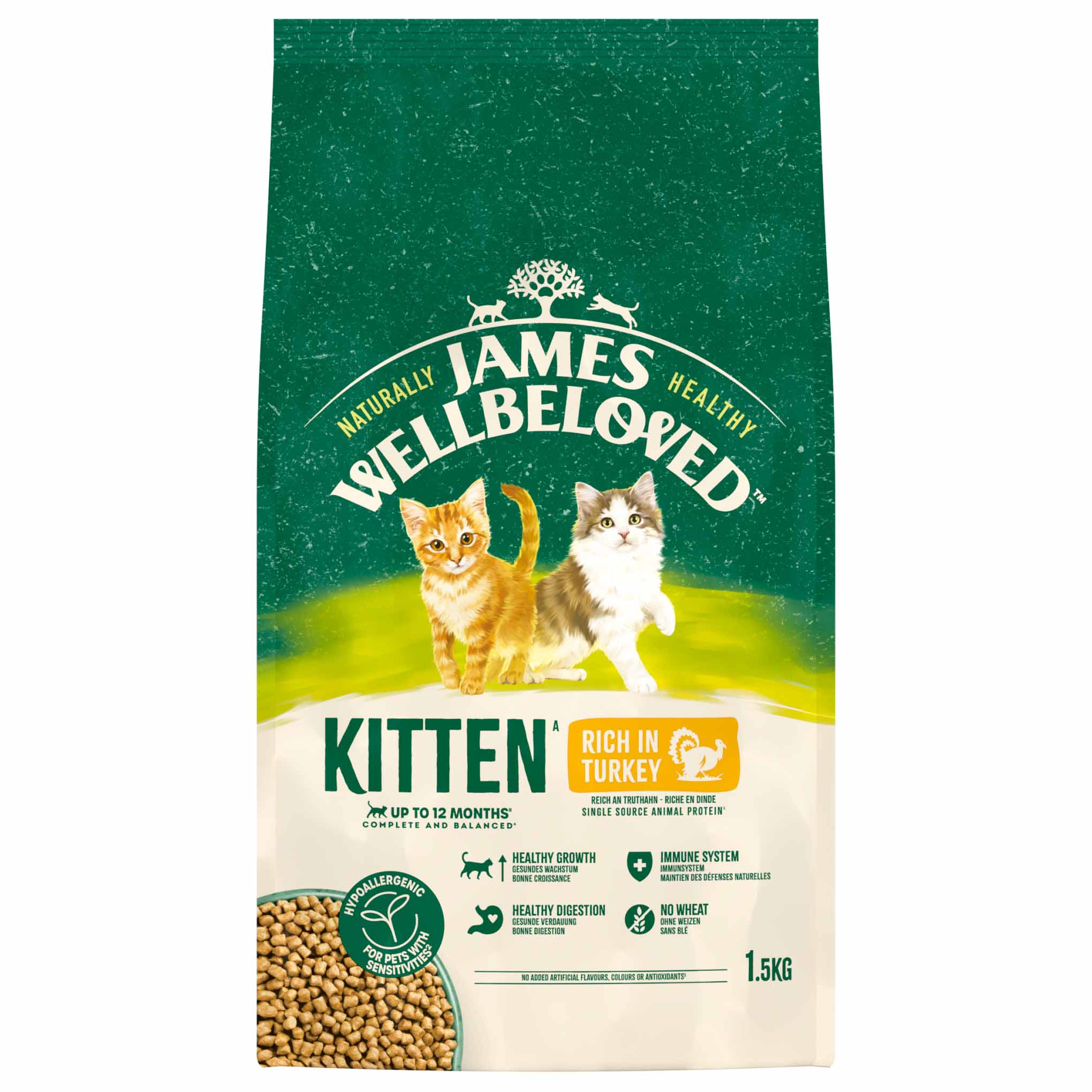 James Wellbeloved Kitten Dry Cat Food - Turkey - Image 4