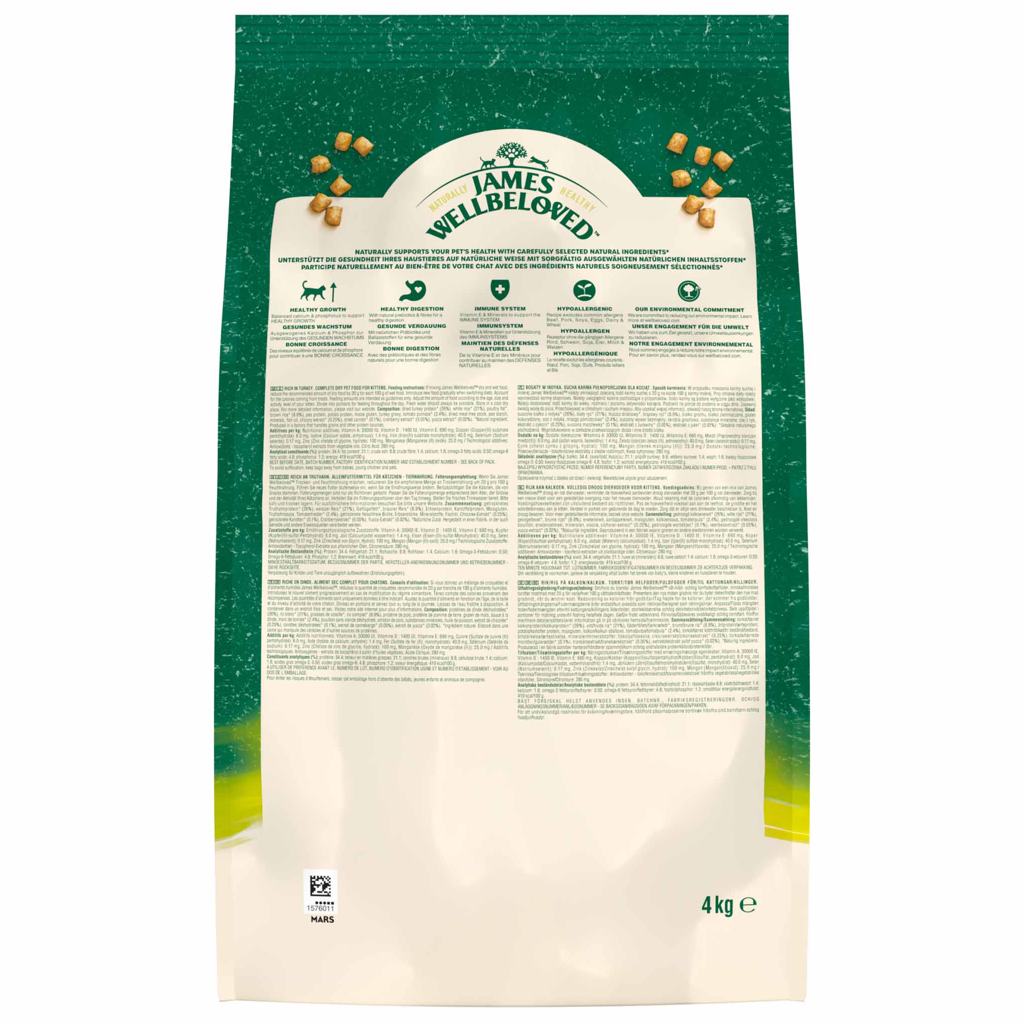 James Wellbeloved Kitten Dry Cat Food - Turkey - Image 9