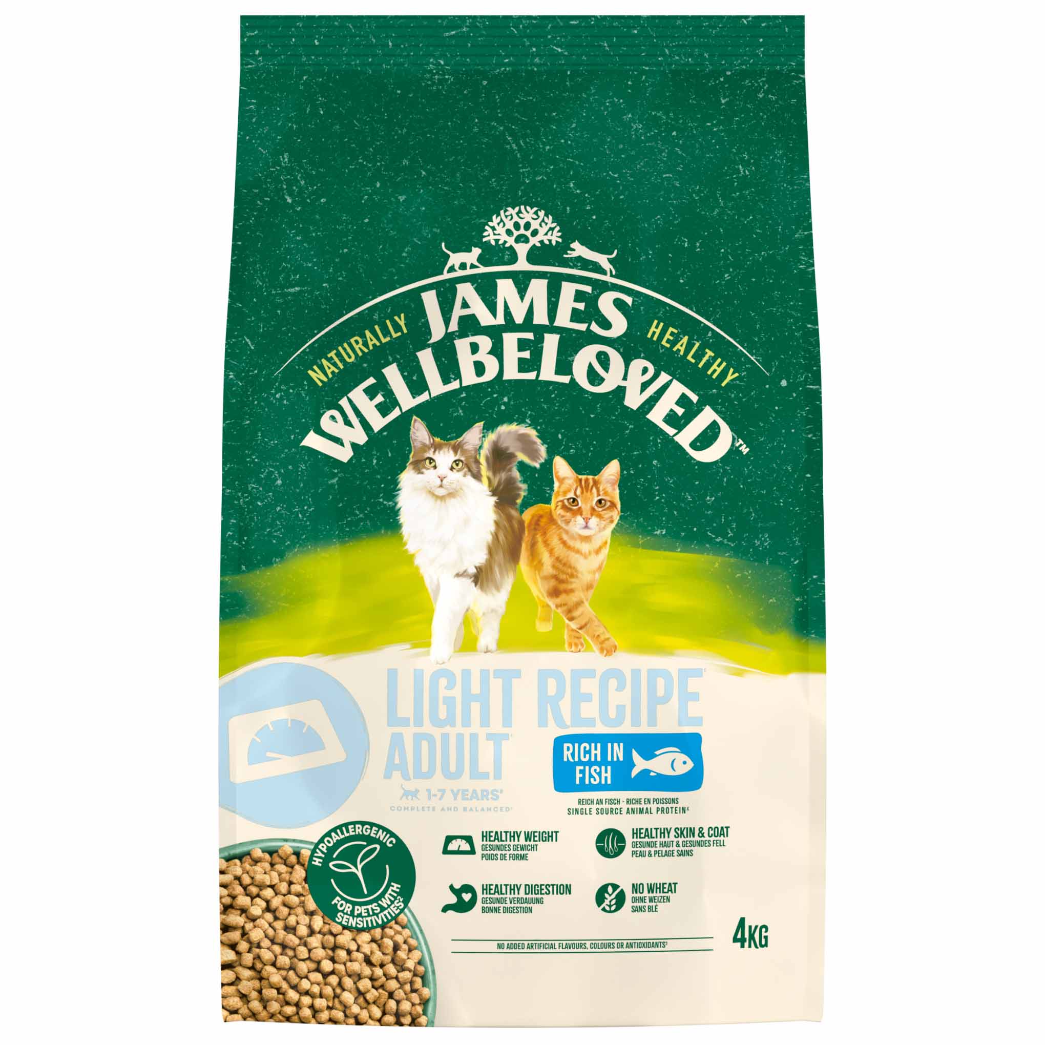 James Wellbeloved Light Adult Dry Cat Food - Fish - Image 9
