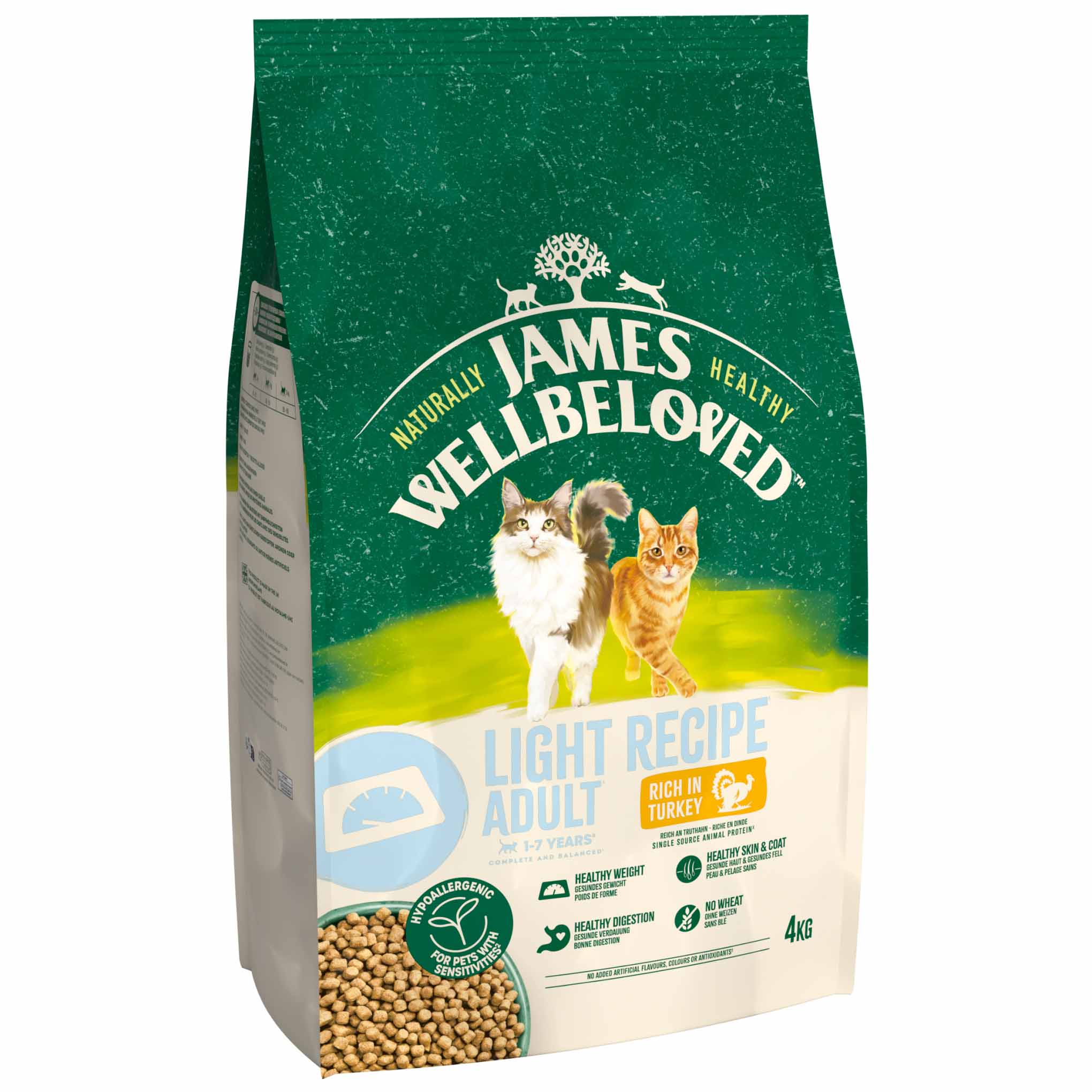 James Wellbeloved Light Adult Dry Cat Food - Turkey - Image 8