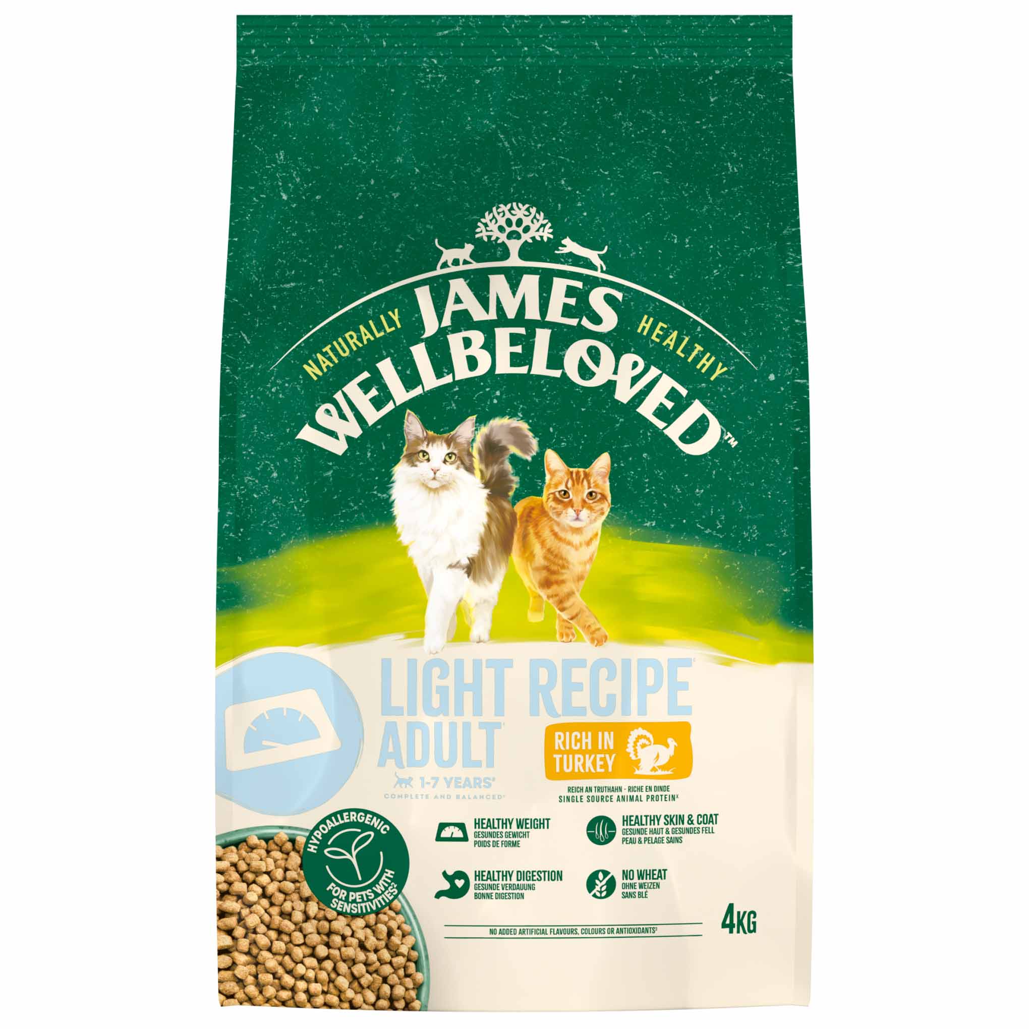 James Wellbeloved Light Adult Dry Cat Food - Turkey - Image 9