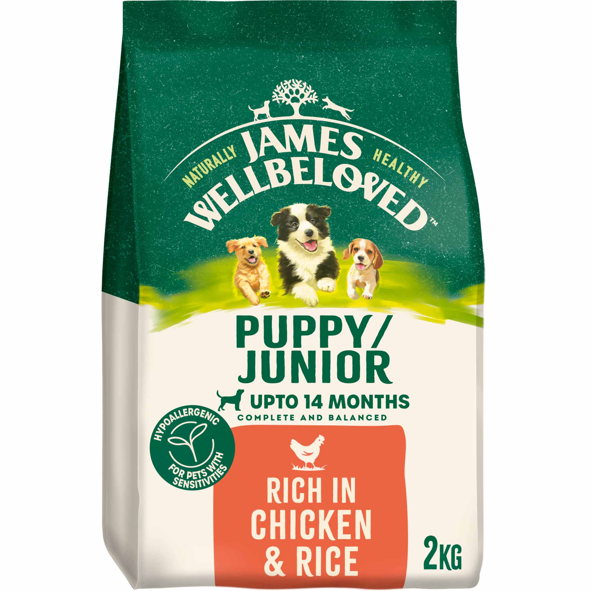 James Wellbeloved Puppy Dry Dog Food - Chicken & Rice - Image 2