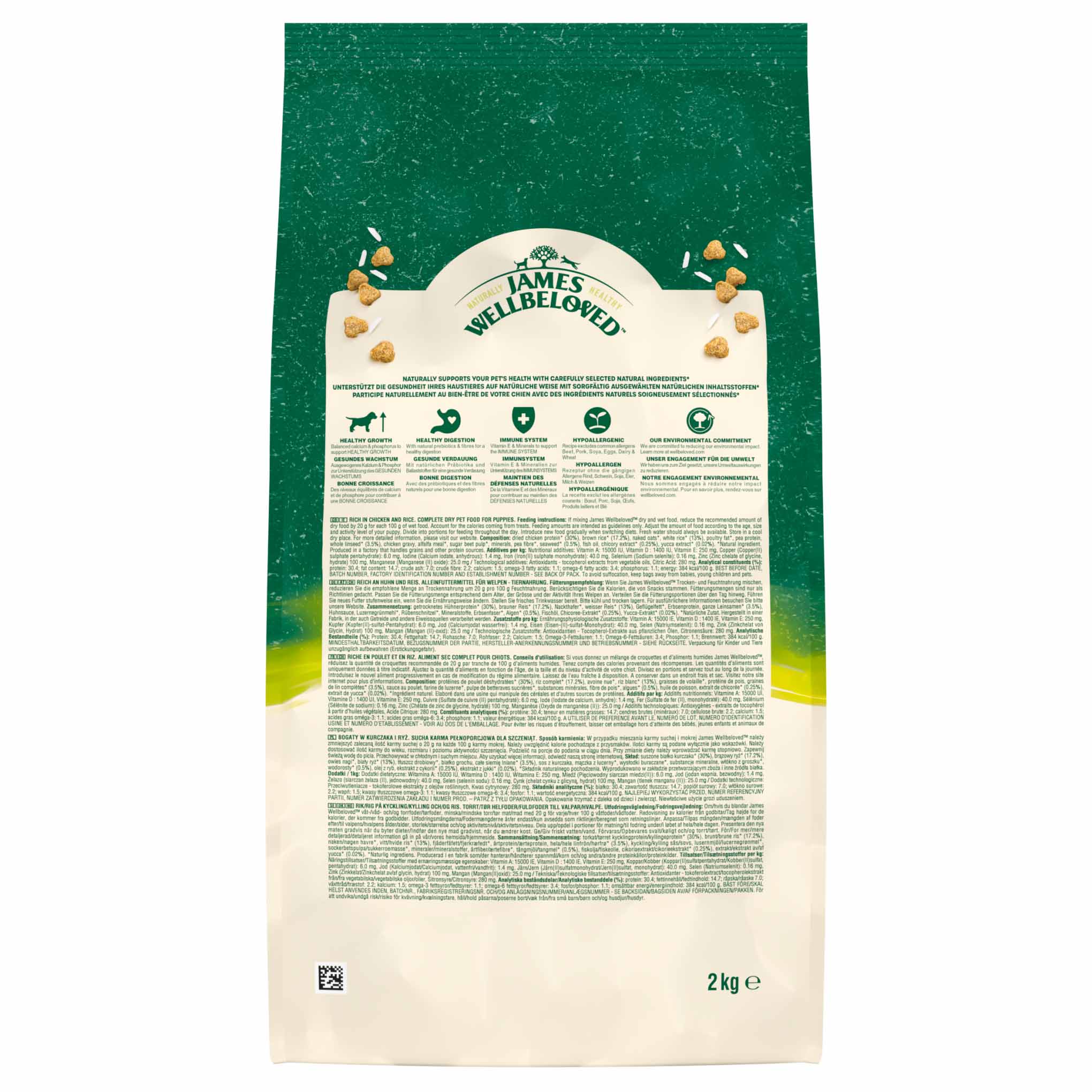 James Wellbeloved Puppy Dry Dog Food - Chicken & Rice - Image 5