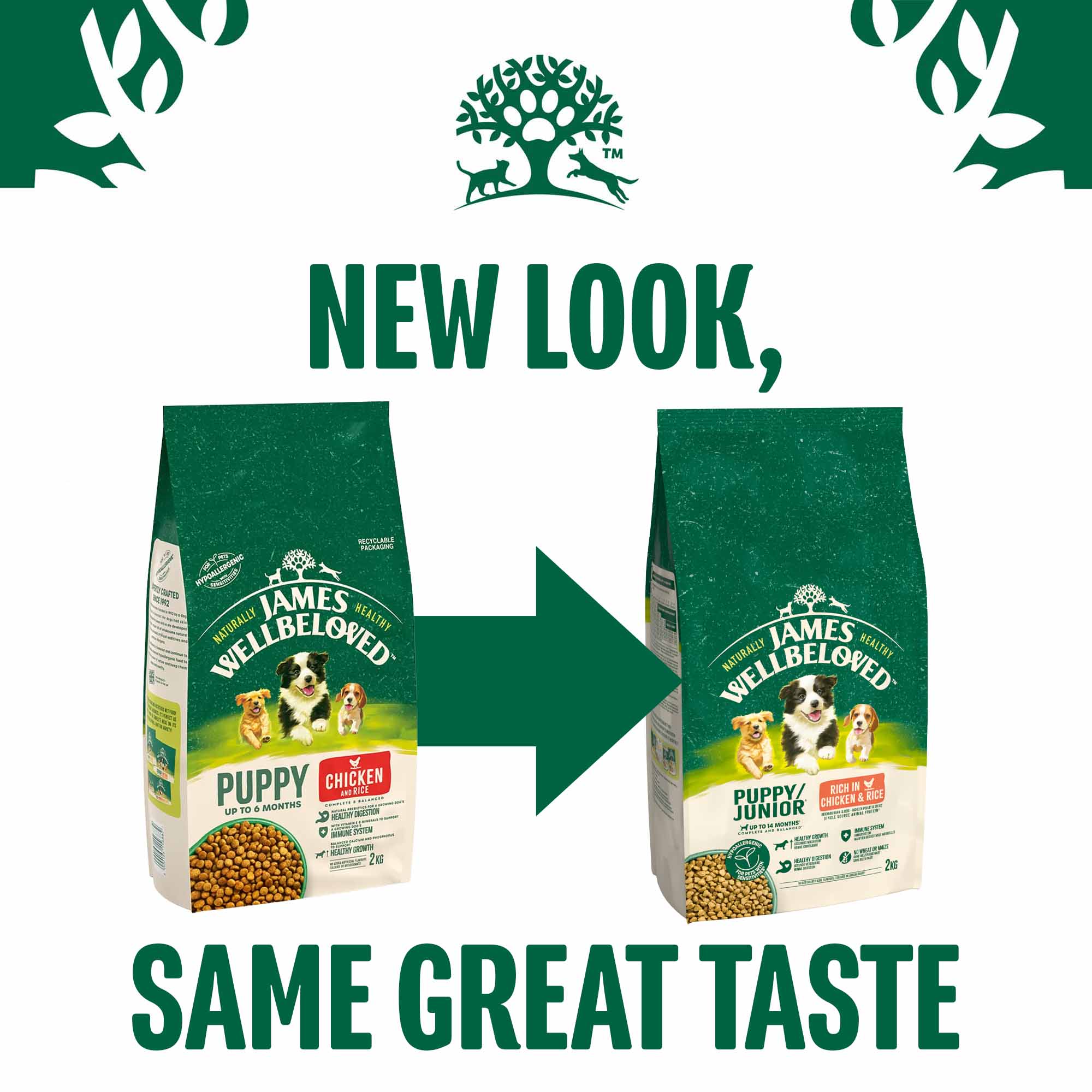 James Wellbeloved Puppy Dry Dog Food - Chicken & Rice - Image 6