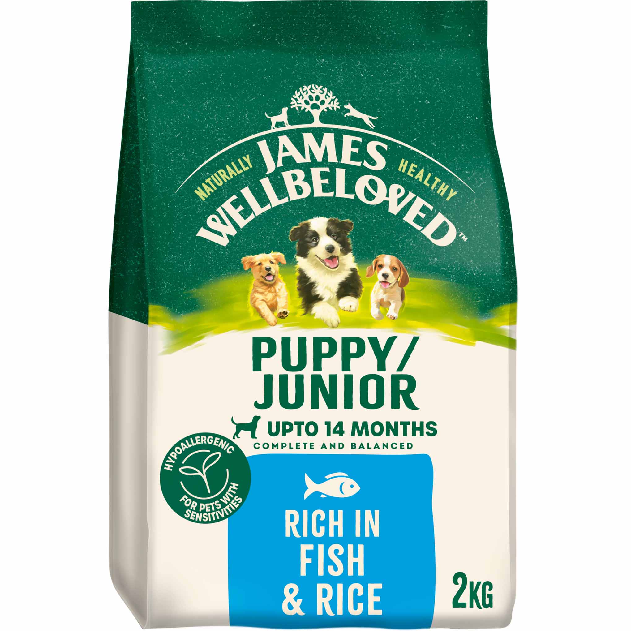 James Wellbeloved Puppy Dry Dog Food - Fish & Rice - Image 2