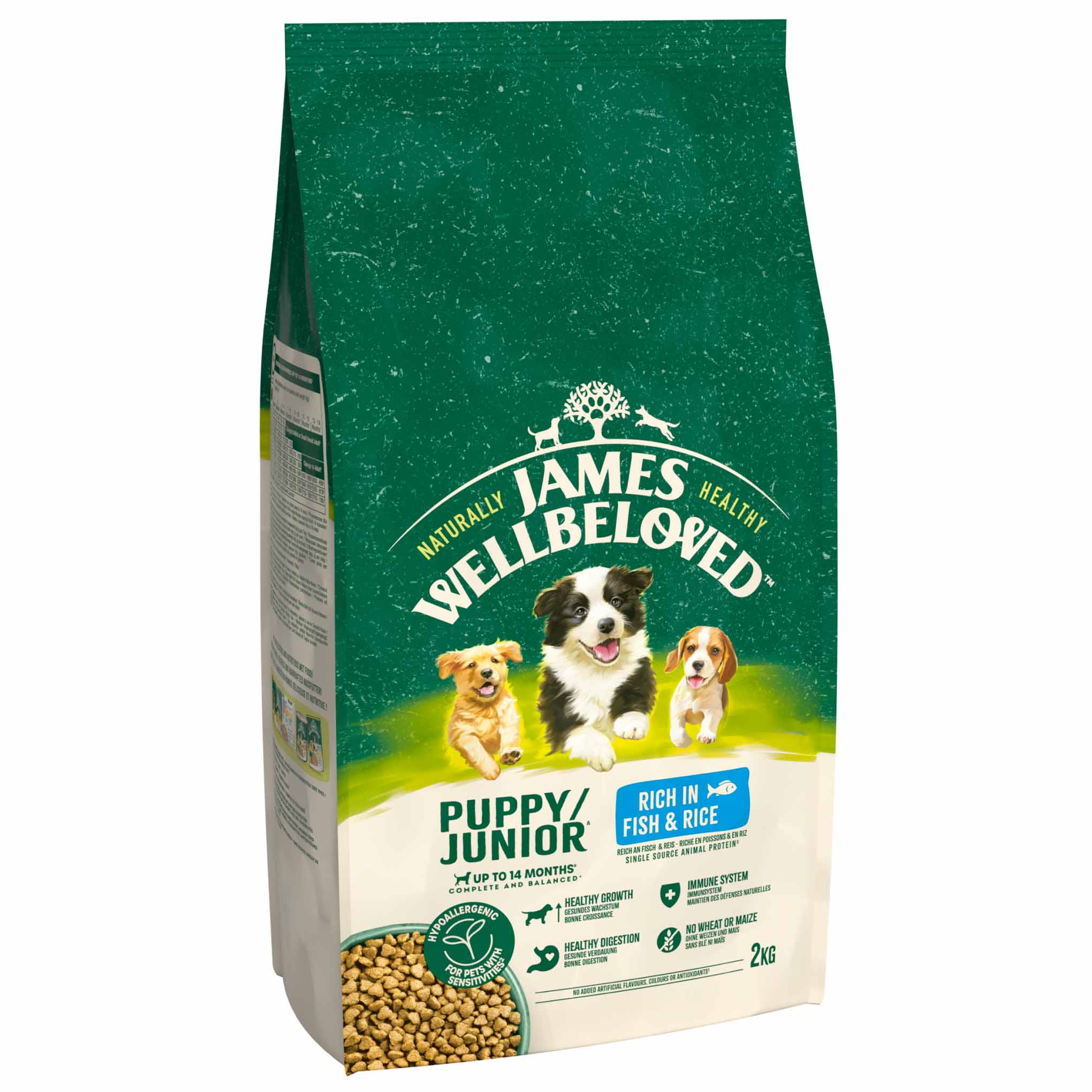 James Wellbeloved Puppy Dry Dog Food - Fish & Rice - Image 3