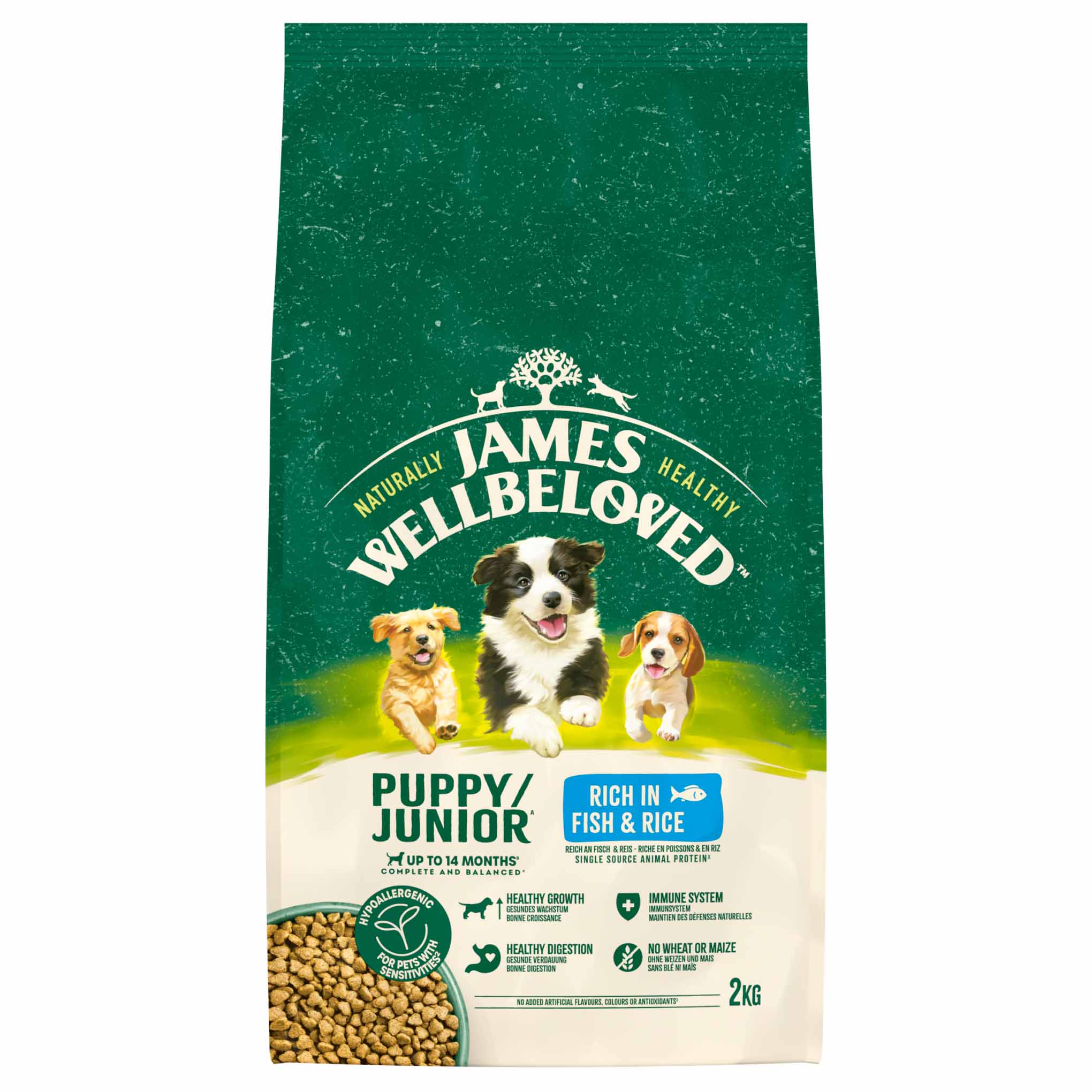 James Wellbeloved Puppy Dry Dog Food - Fish & Rice - Image 5