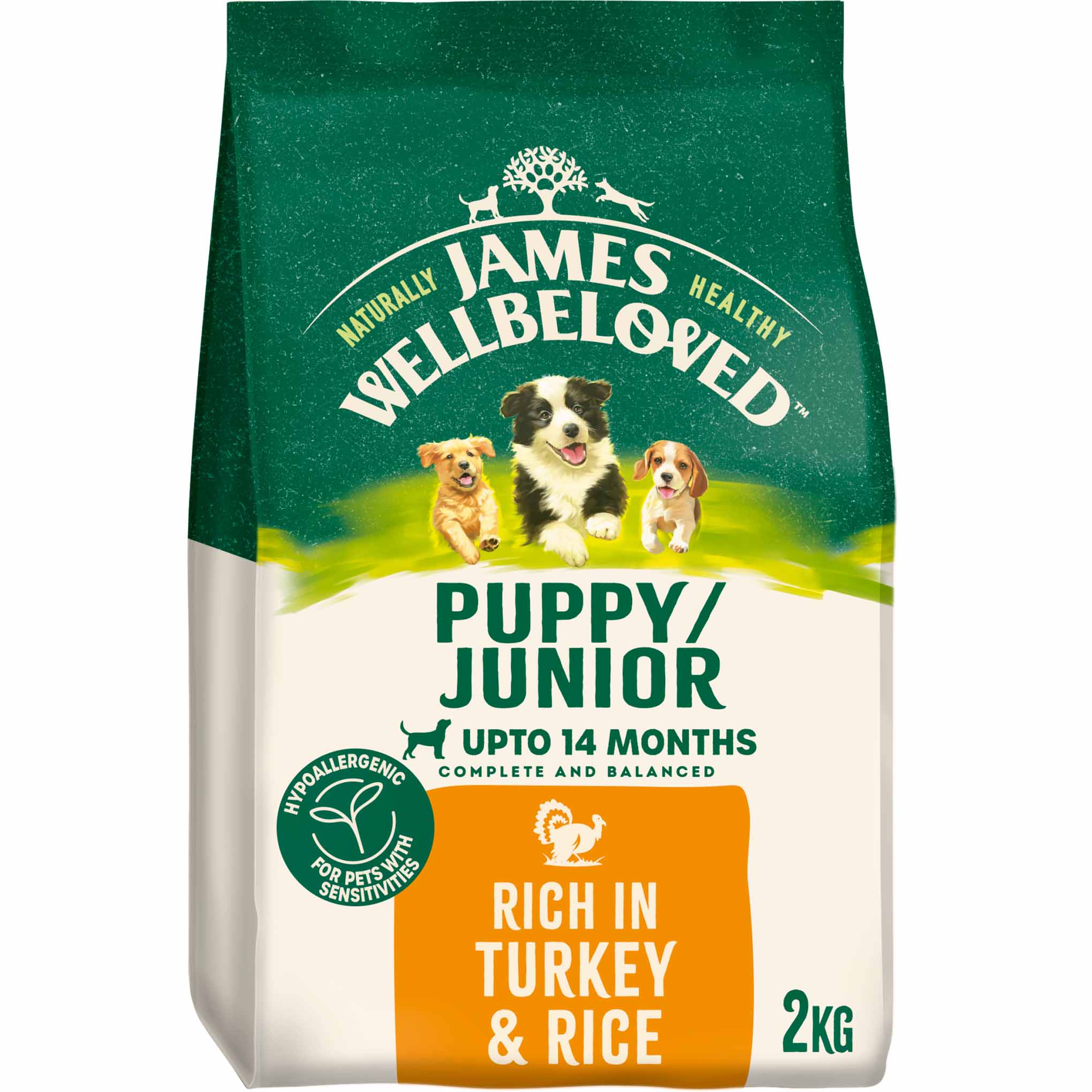 James Wellbeloved Puppy Dry Dog Food - Turkey & Rice - Image 2