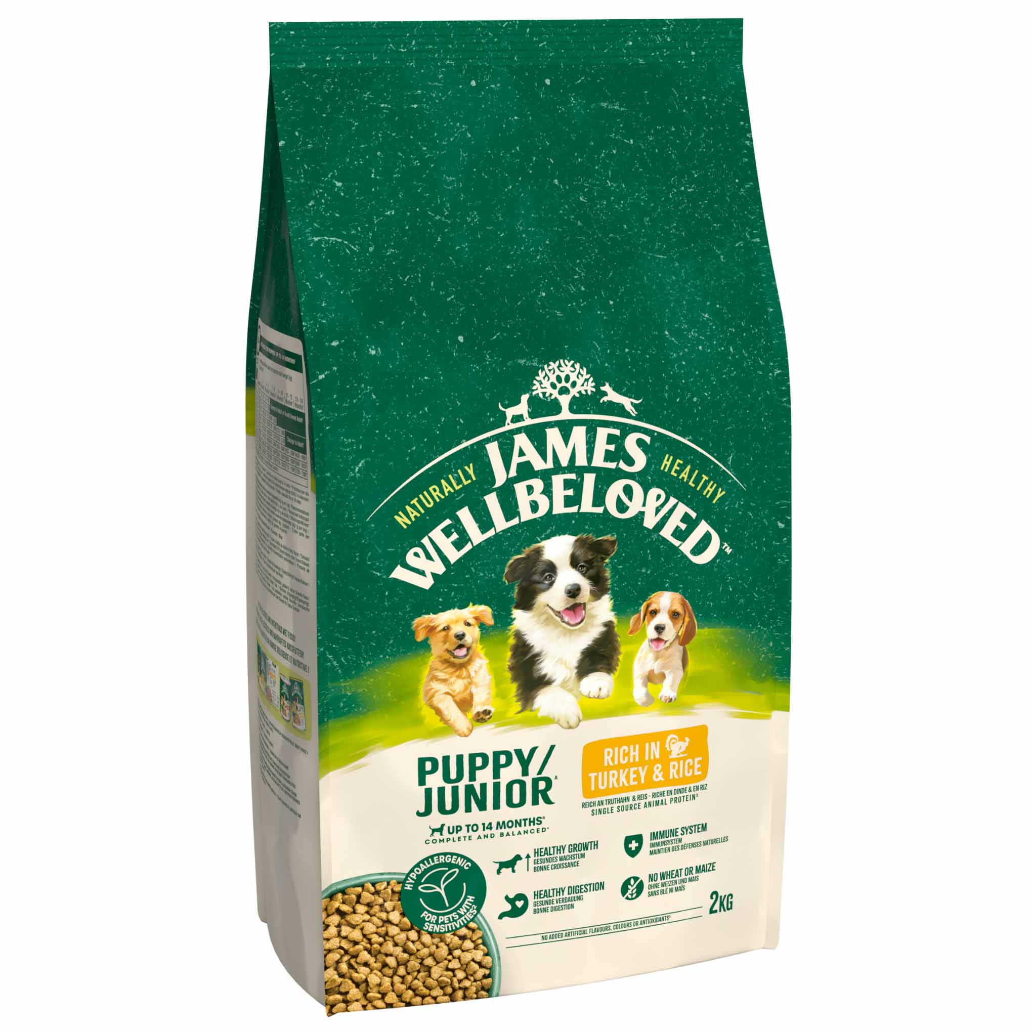 James Wellbeloved Puppy Dry Dog Food - Turkey & Rice - Image 3