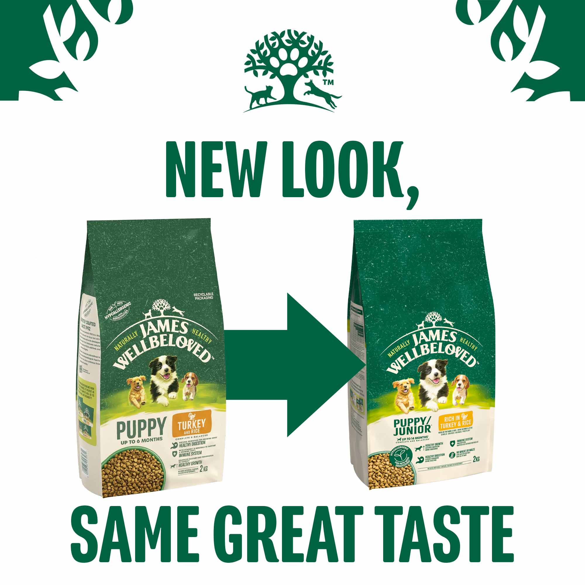 James Wellbeloved Puppy Dry Dog Food - Turkey & Rice - Image 6