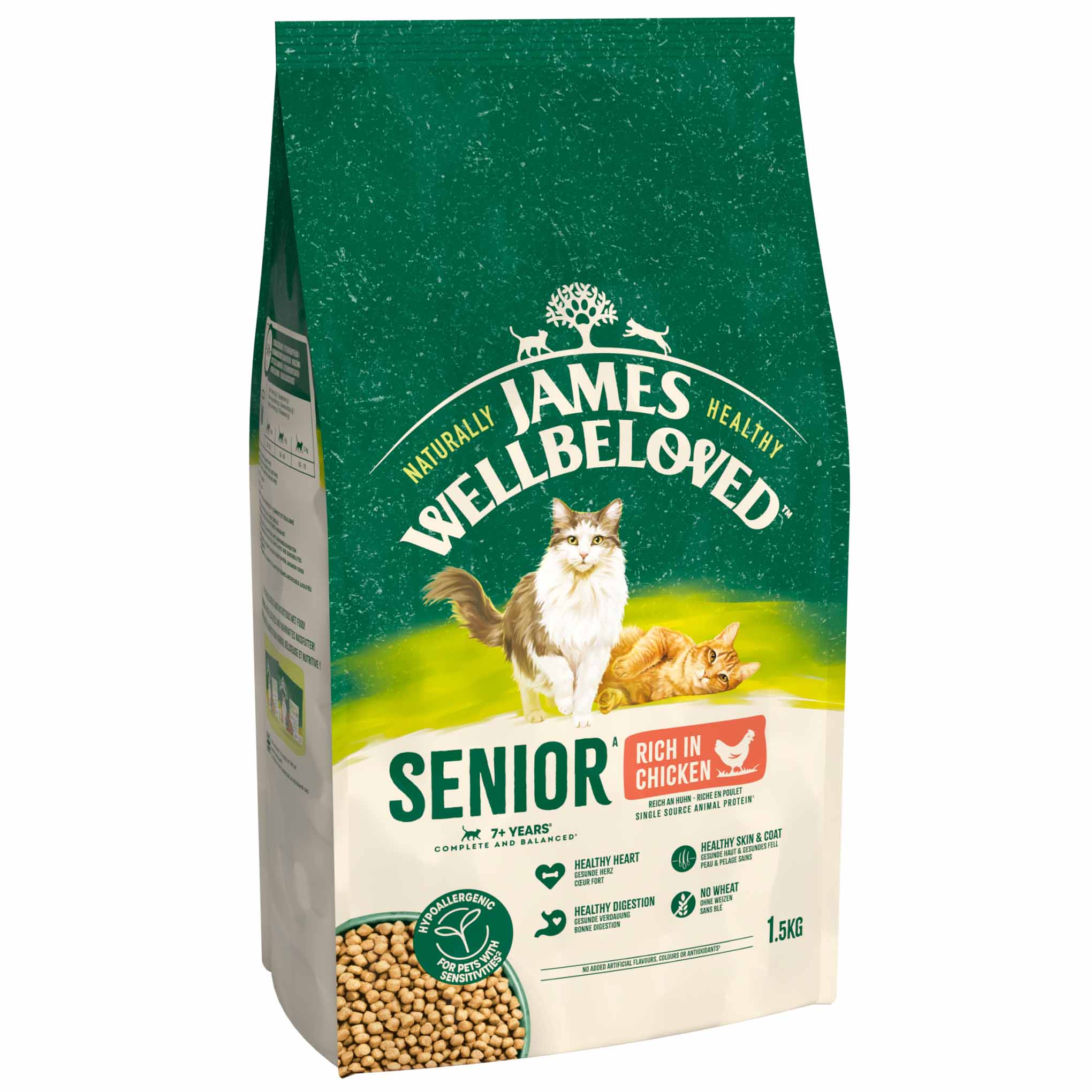 James Wellbeloved Senior Dry Cat Food - Chicken - Image 3