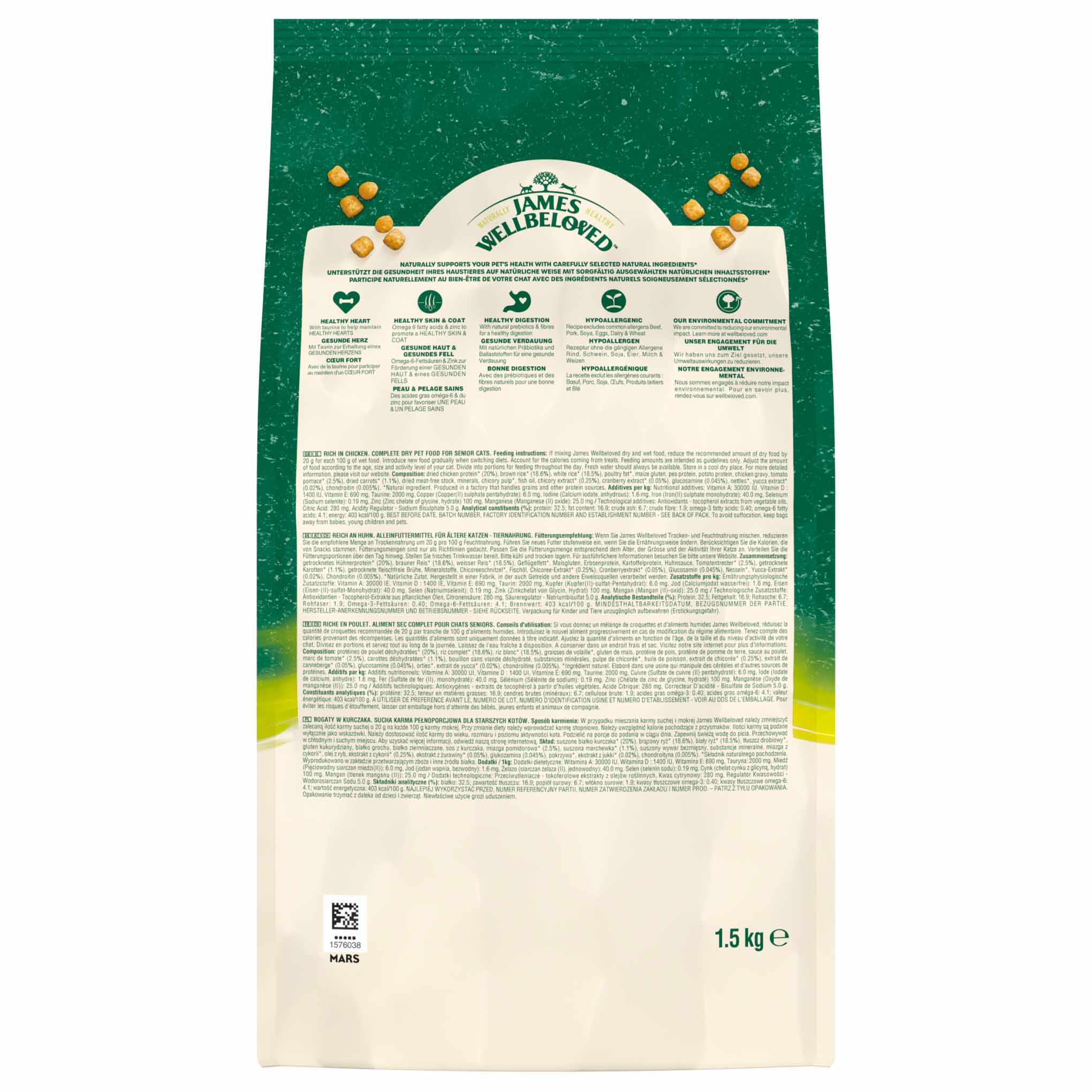 James Wellbeloved Senior Dry Cat Food - Chicken - Image 5