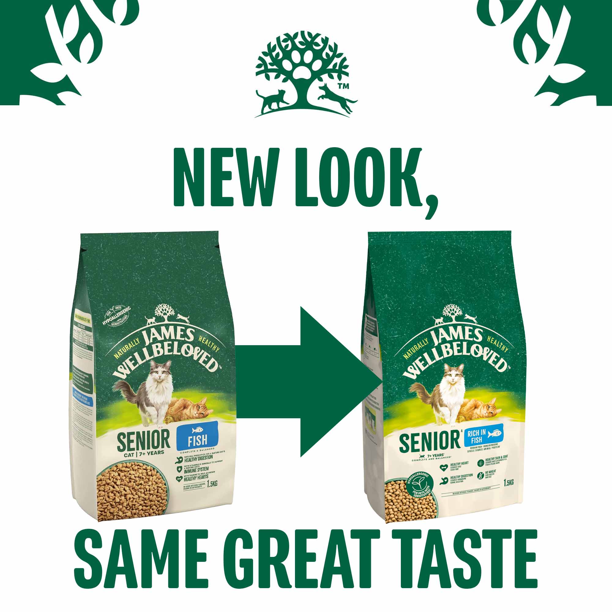 James Wellbeloved Senior Dry Cat Food - Fish - Image 10
