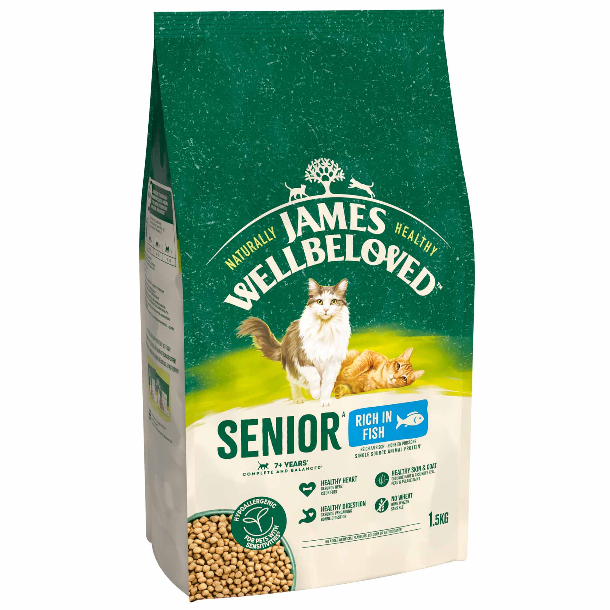 James Wellbeloved Senior Dry Cat Food - Fish - Image 3