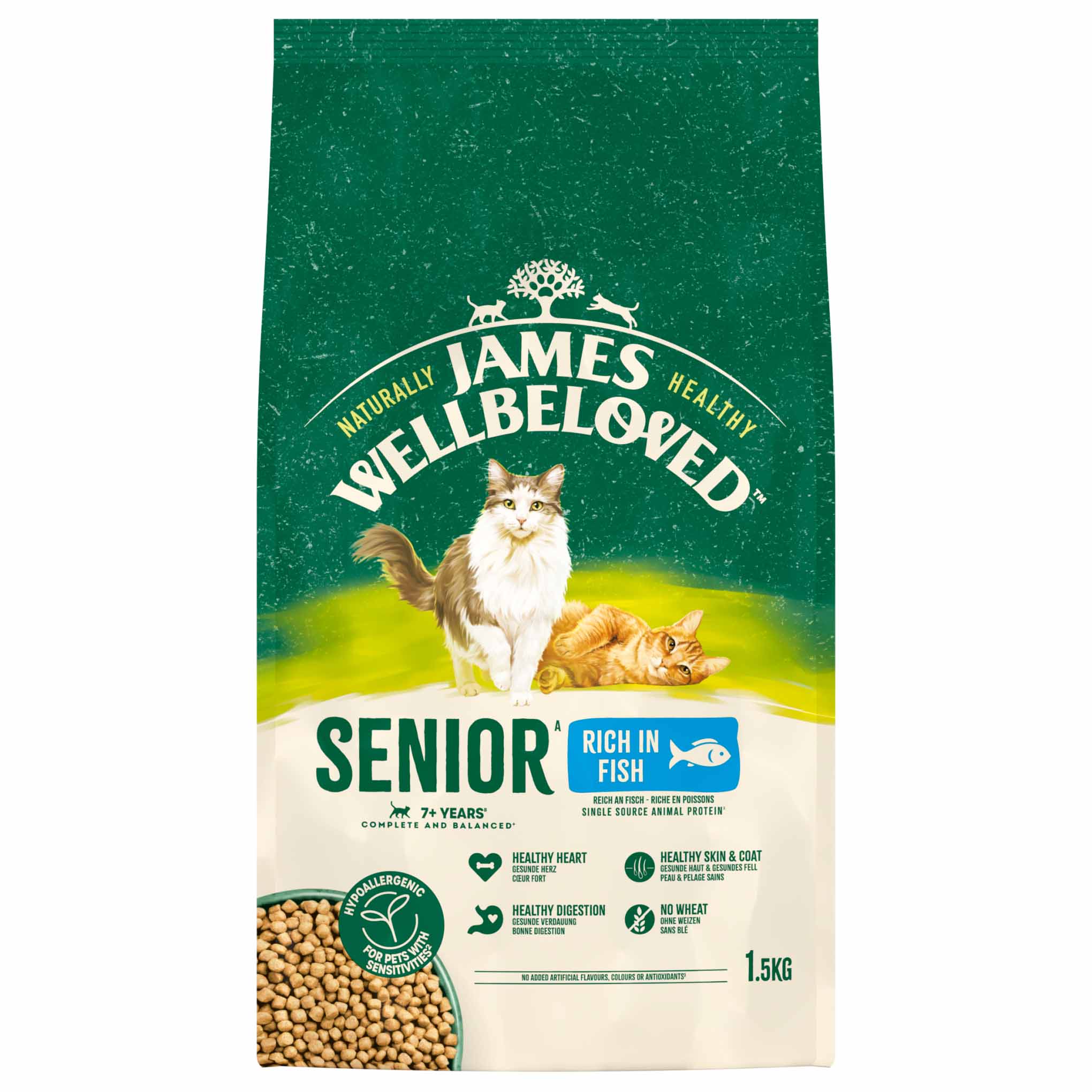 James Wellbeloved Senior Dry Cat Food - Fish - Image 4