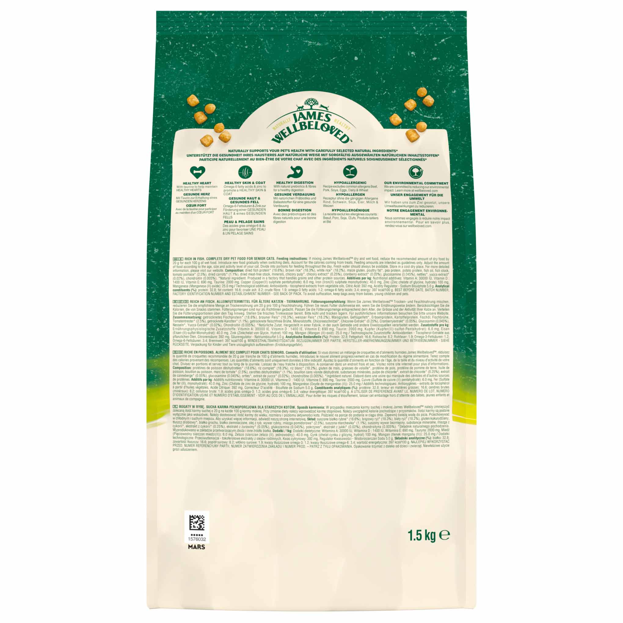 James Wellbeloved Senior Dry Cat Food - Fish - Image 5
