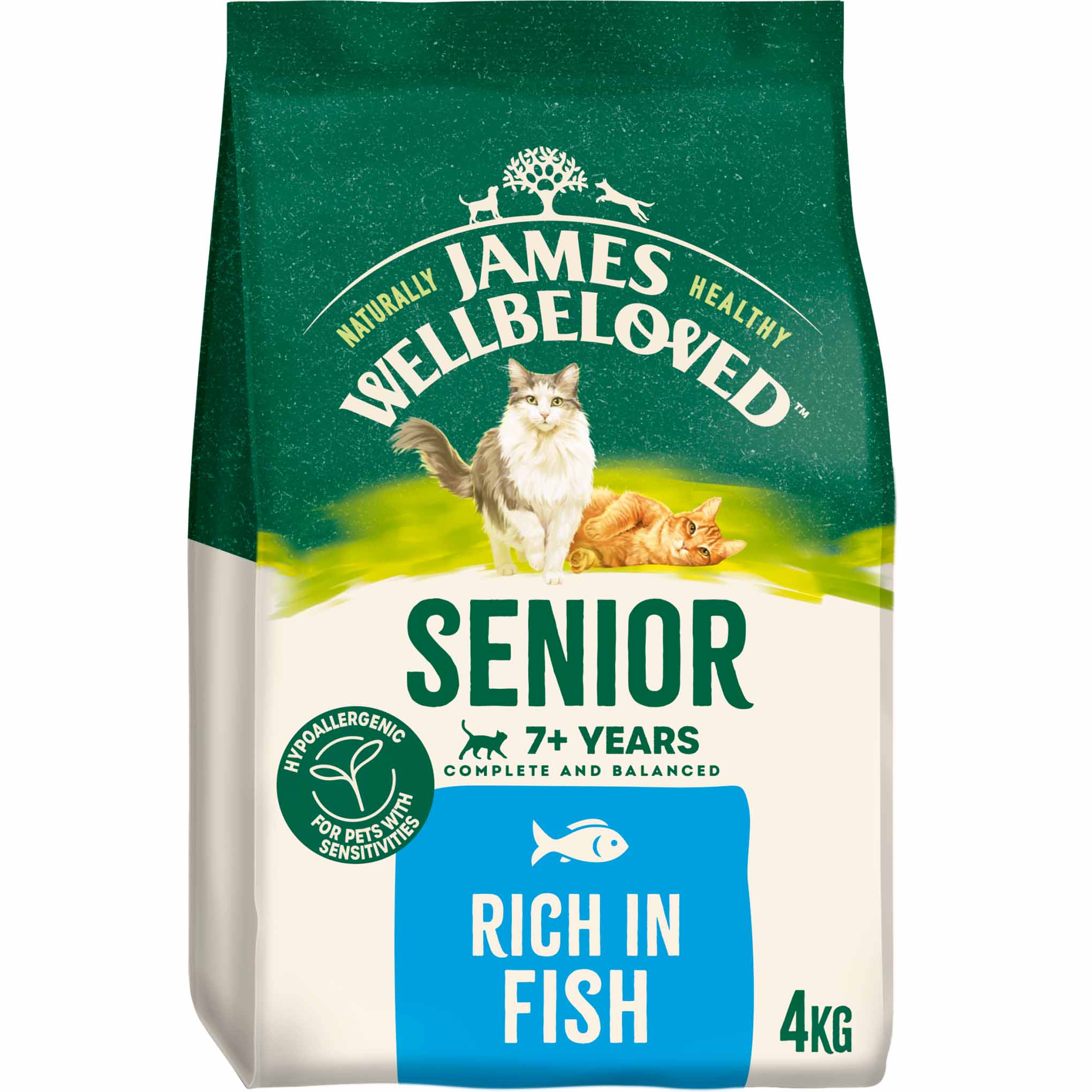 James Wellbeloved Senior Dry Cat Food - Fish - Image 6