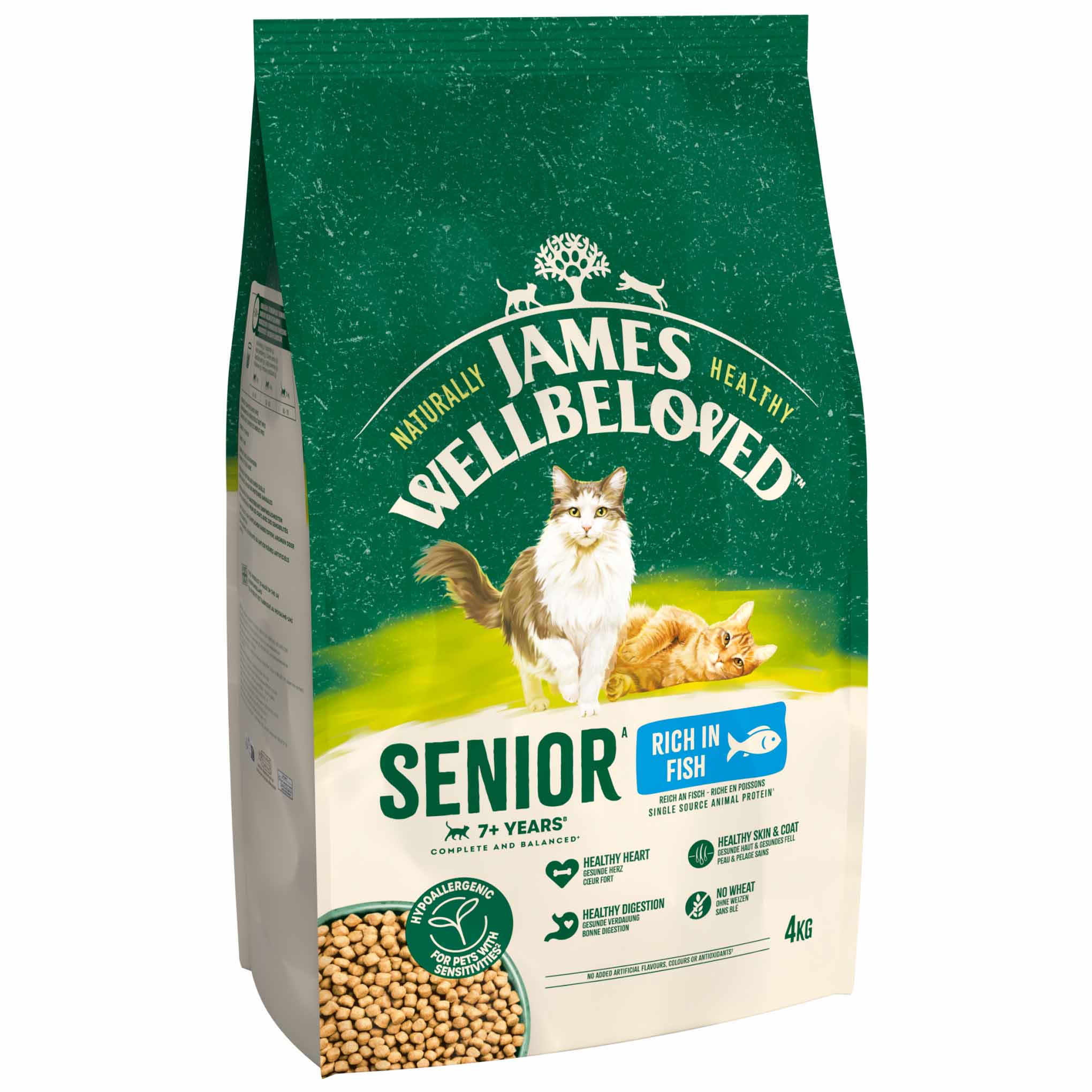 James Wellbeloved Senior Dry Cat Food - Fish - Image 7