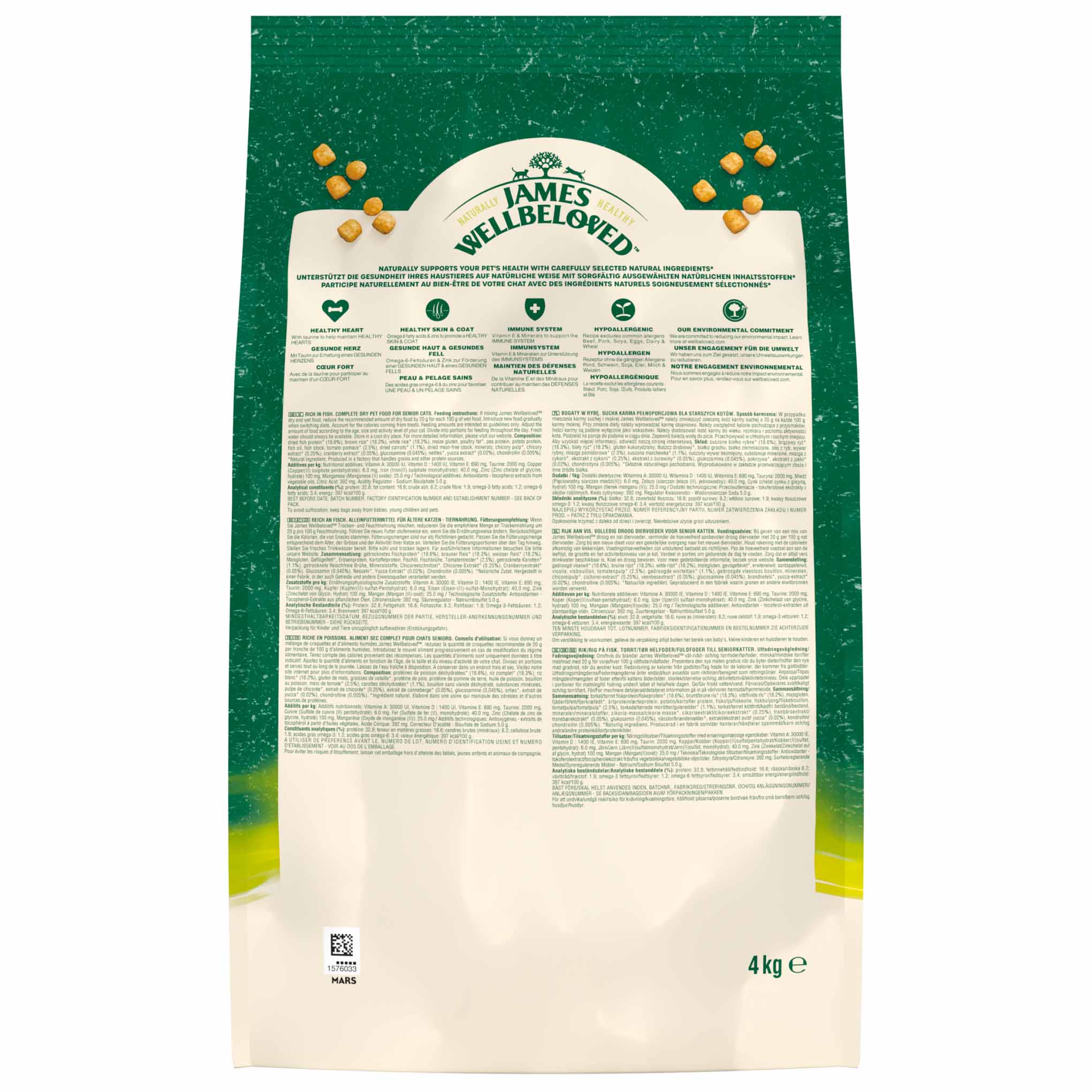James Wellbeloved Senior Dry Cat Food - Fish - Image 9