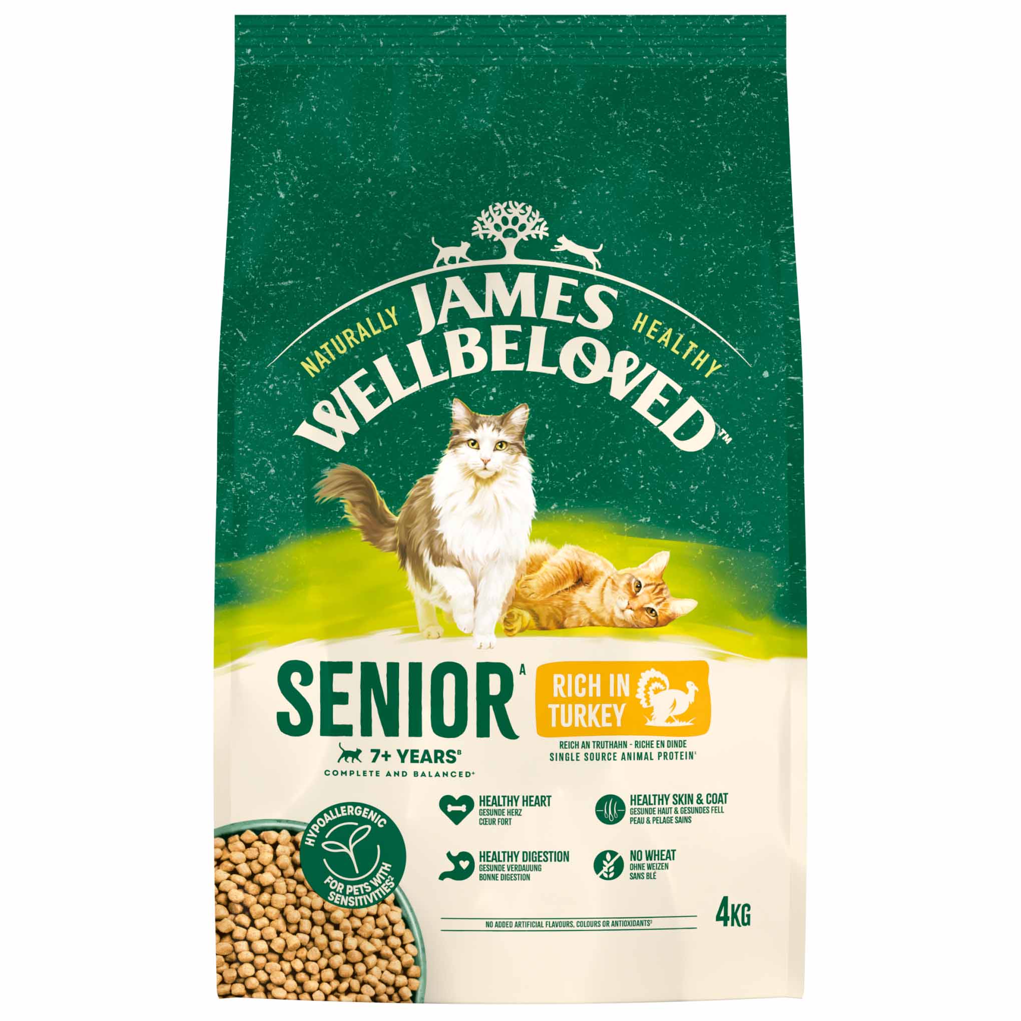 James Wellbeloved Senior Dry Cat Food - Turkey - Image 4
