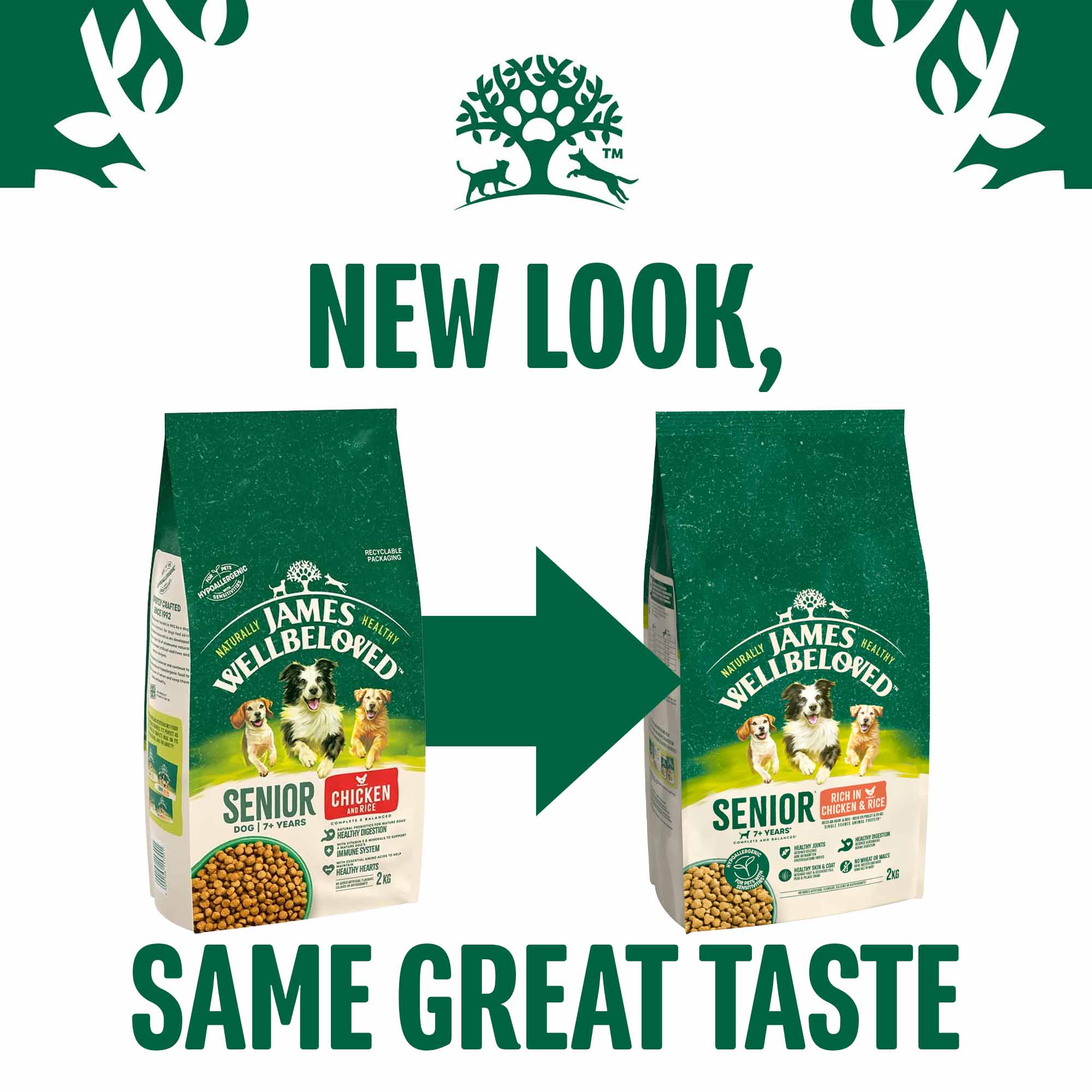 James Wellbeloved Senior Dry Dog Food - Chicken & Rice - Image 10