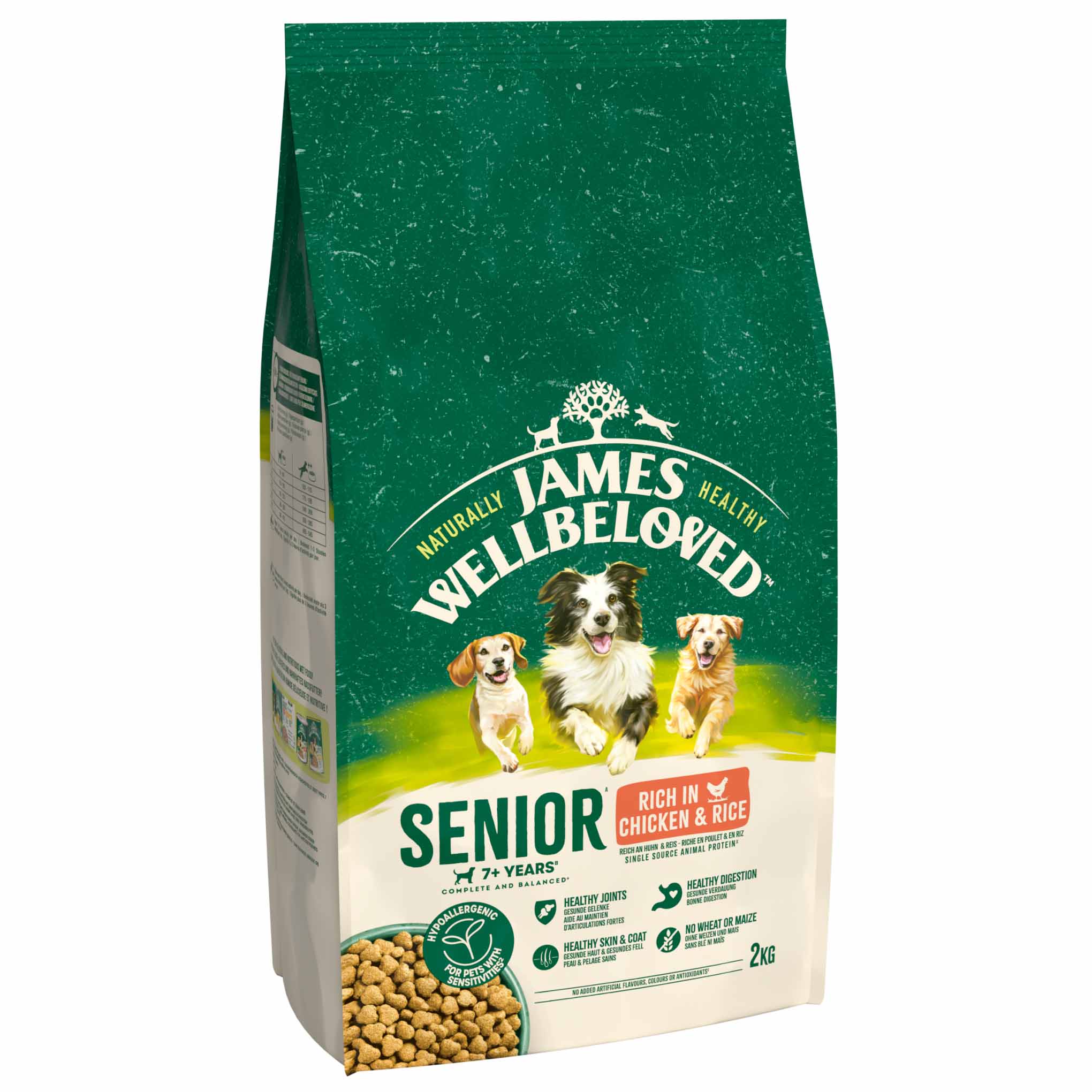 James Wellbeloved Senior Dry Dog Food - Chicken & Rice - Image 3
