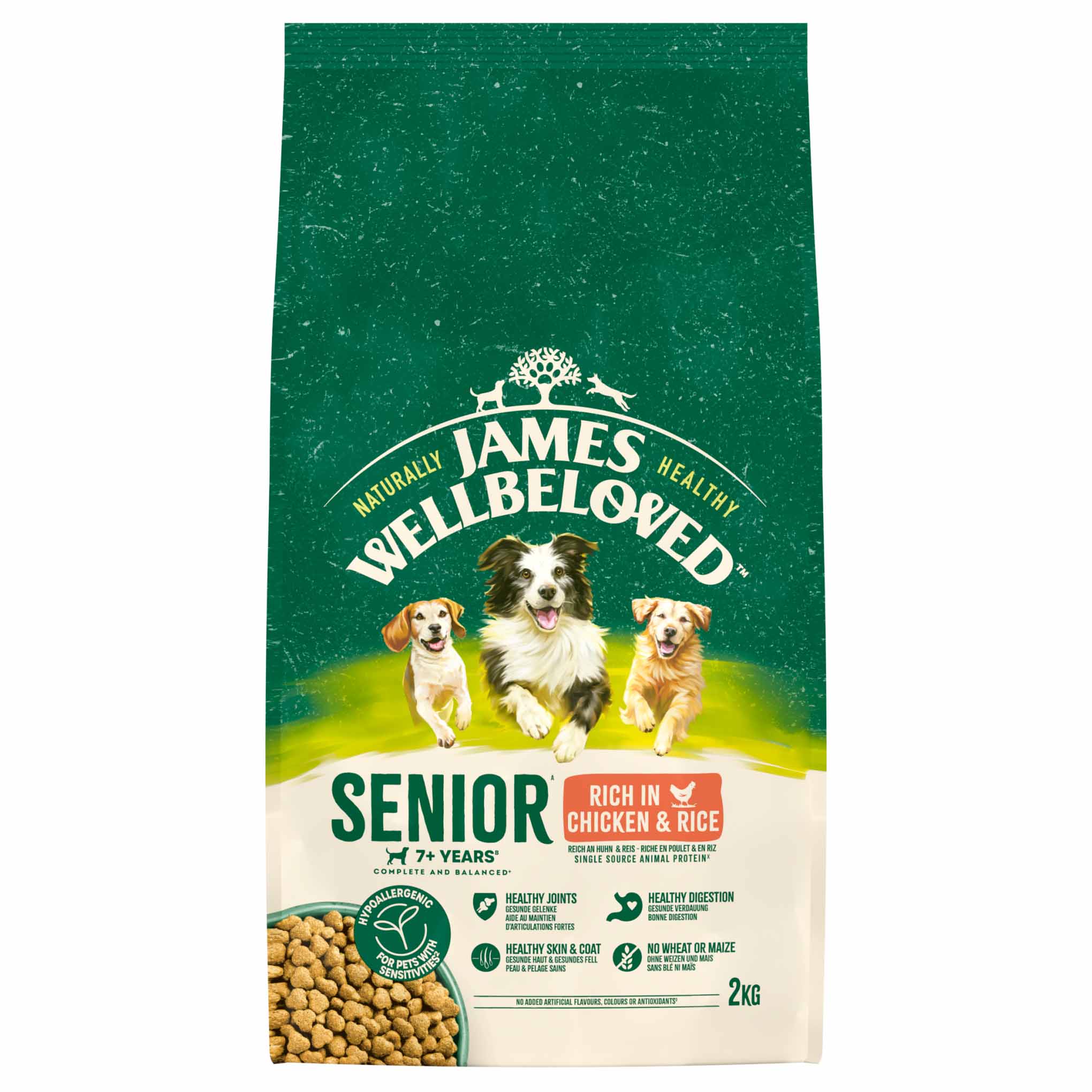 James Wellbeloved Senior Dry Dog Food - Chicken & Rice - Image 4