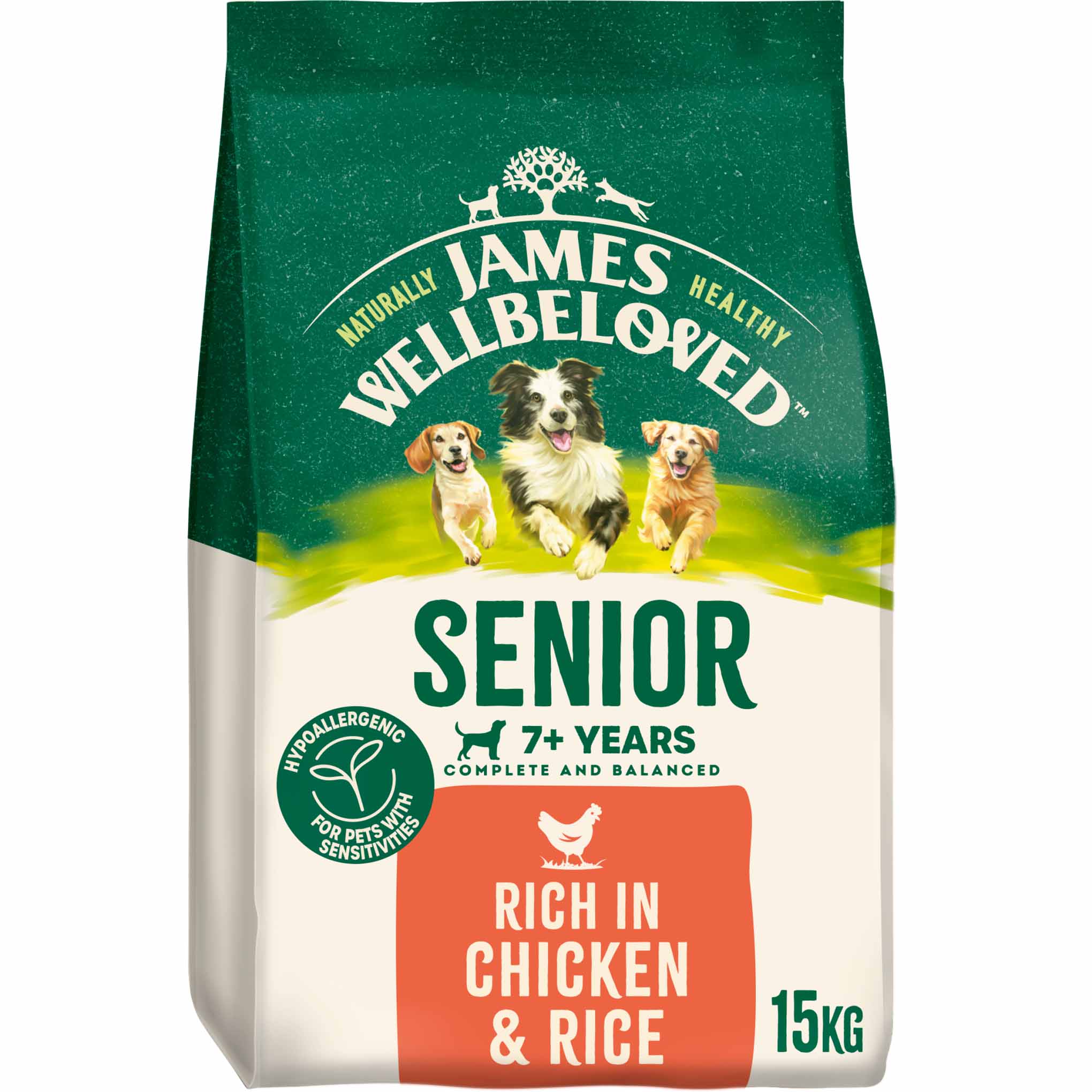 James Wellbeloved Senior Dry Dog Food - Chicken & Rice - Image 6