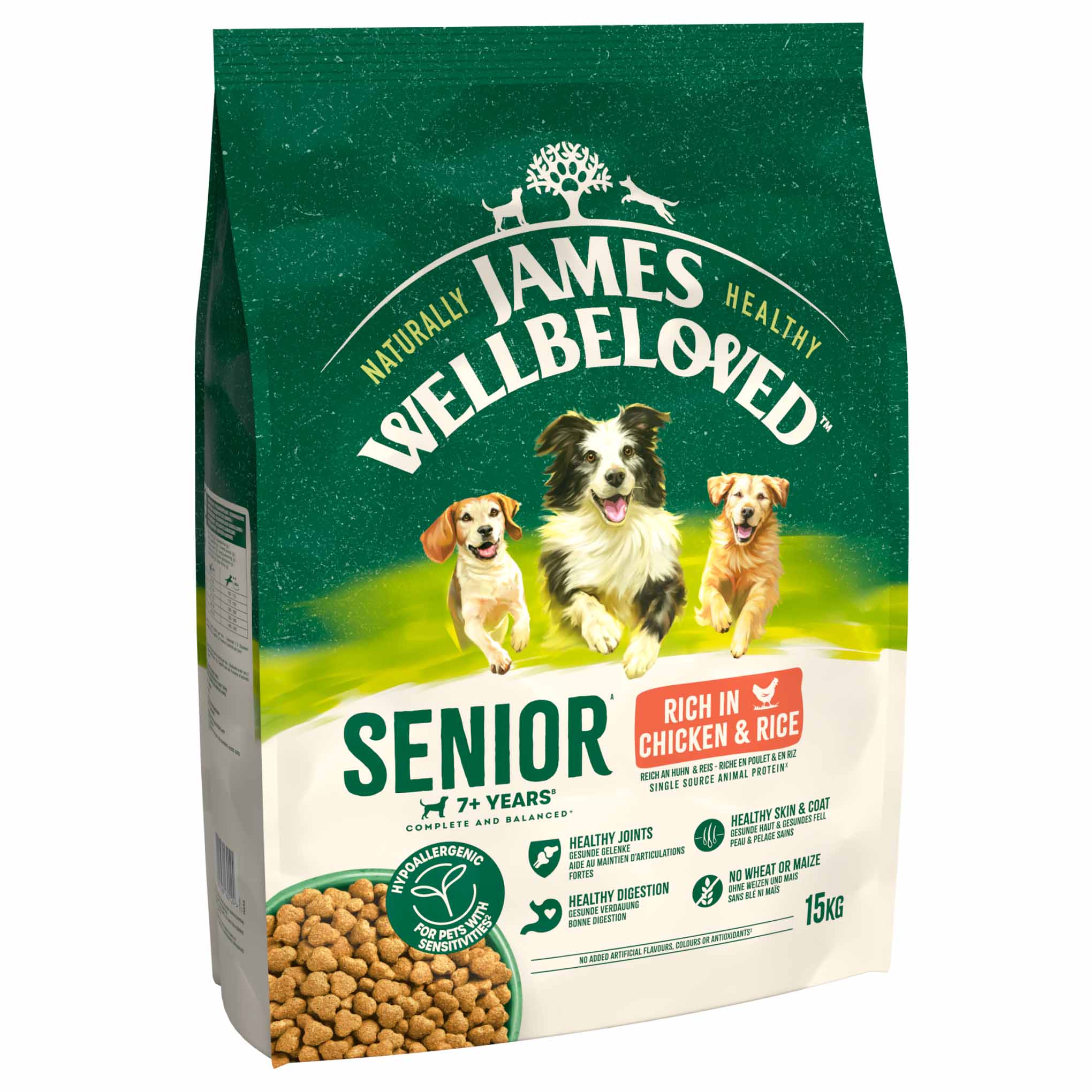 James Wellbeloved Senior Dry Dog Food - Chicken & Rice - Image 7