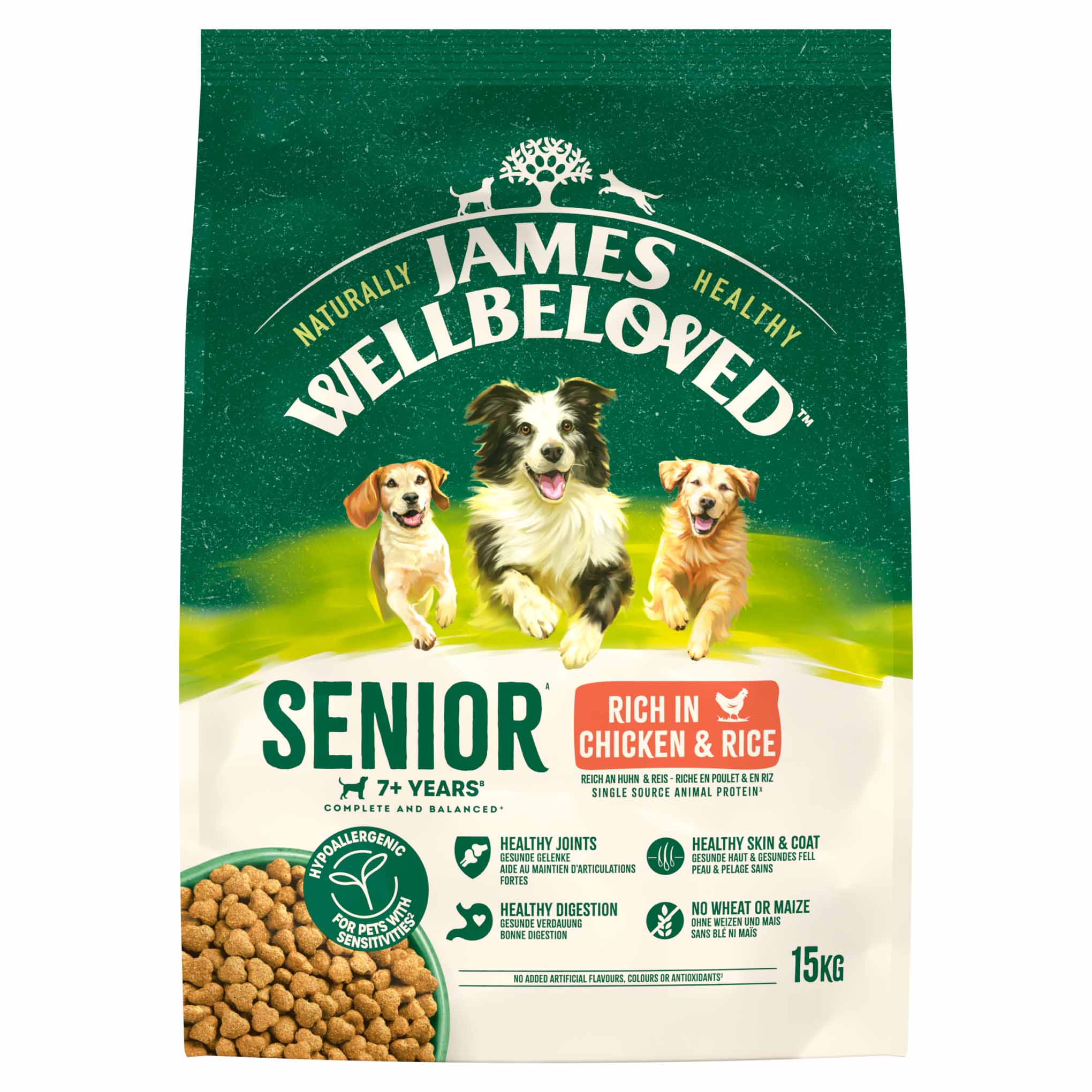 James Wellbeloved Senior Dry Dog Food - Chicken & Rice - Image 8