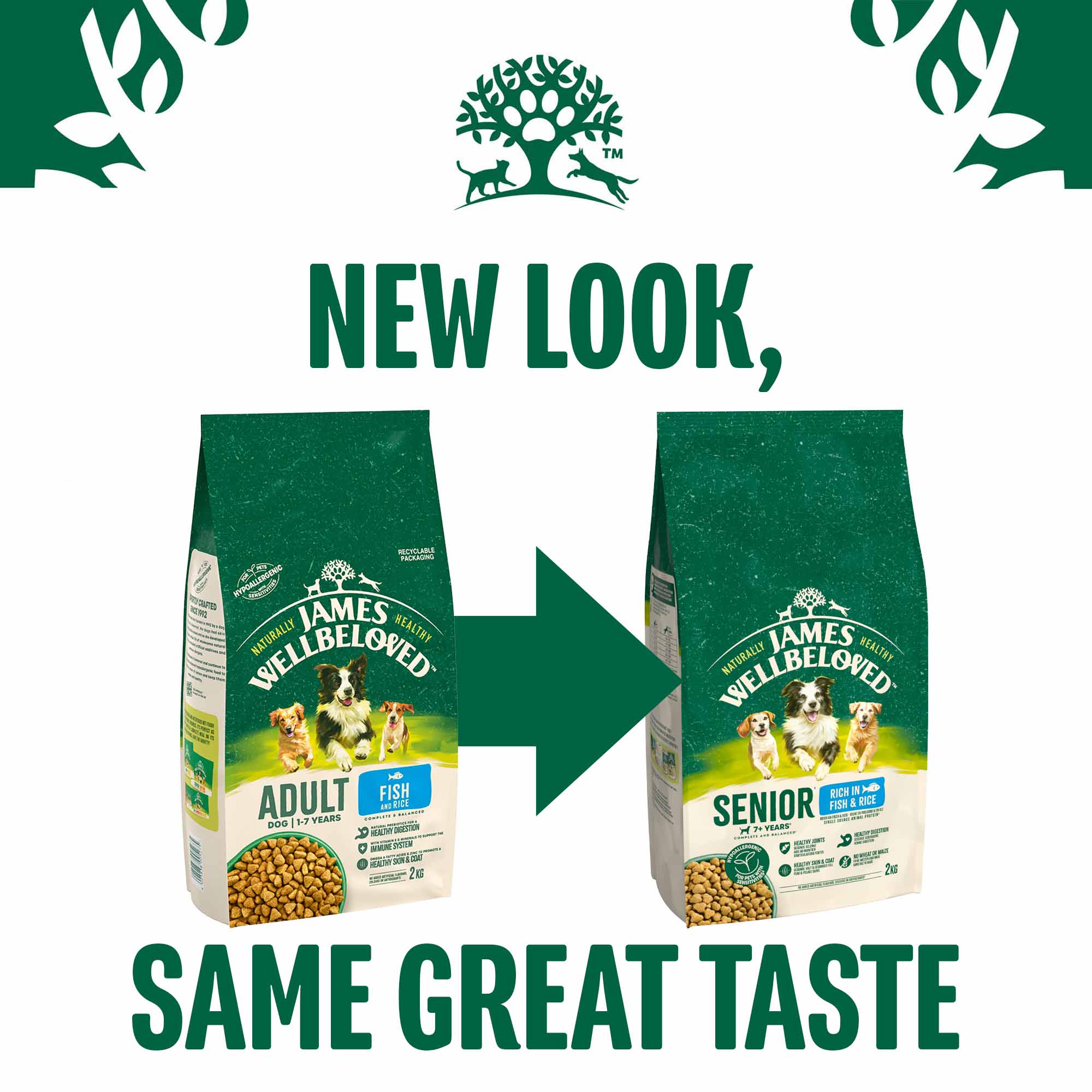 James Wellbeloved Senior Dry Dog Food - Fish & Rice - Image 10
