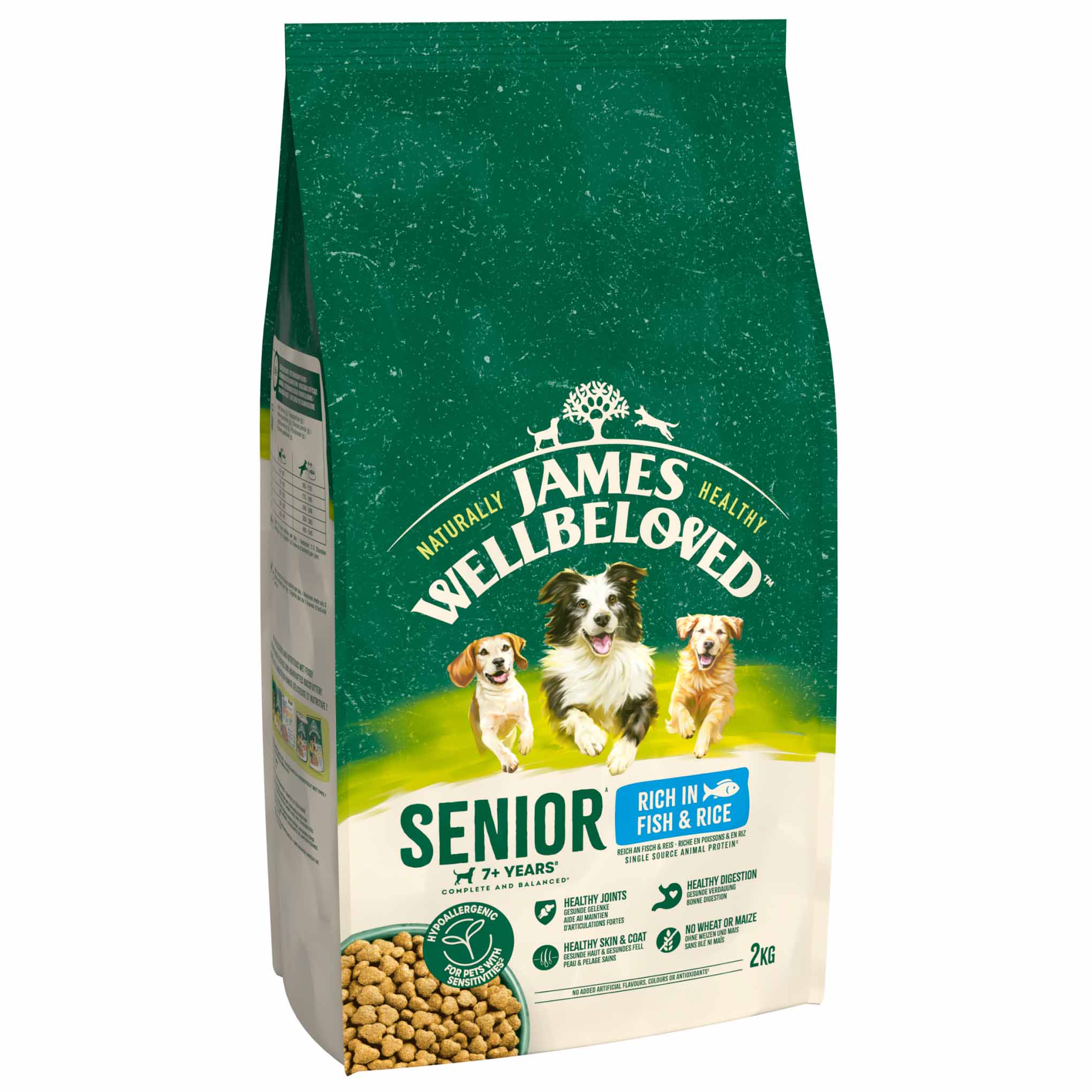 James Wellbeloved Senior Dry Dog Food - Fish & Rice - Image 3