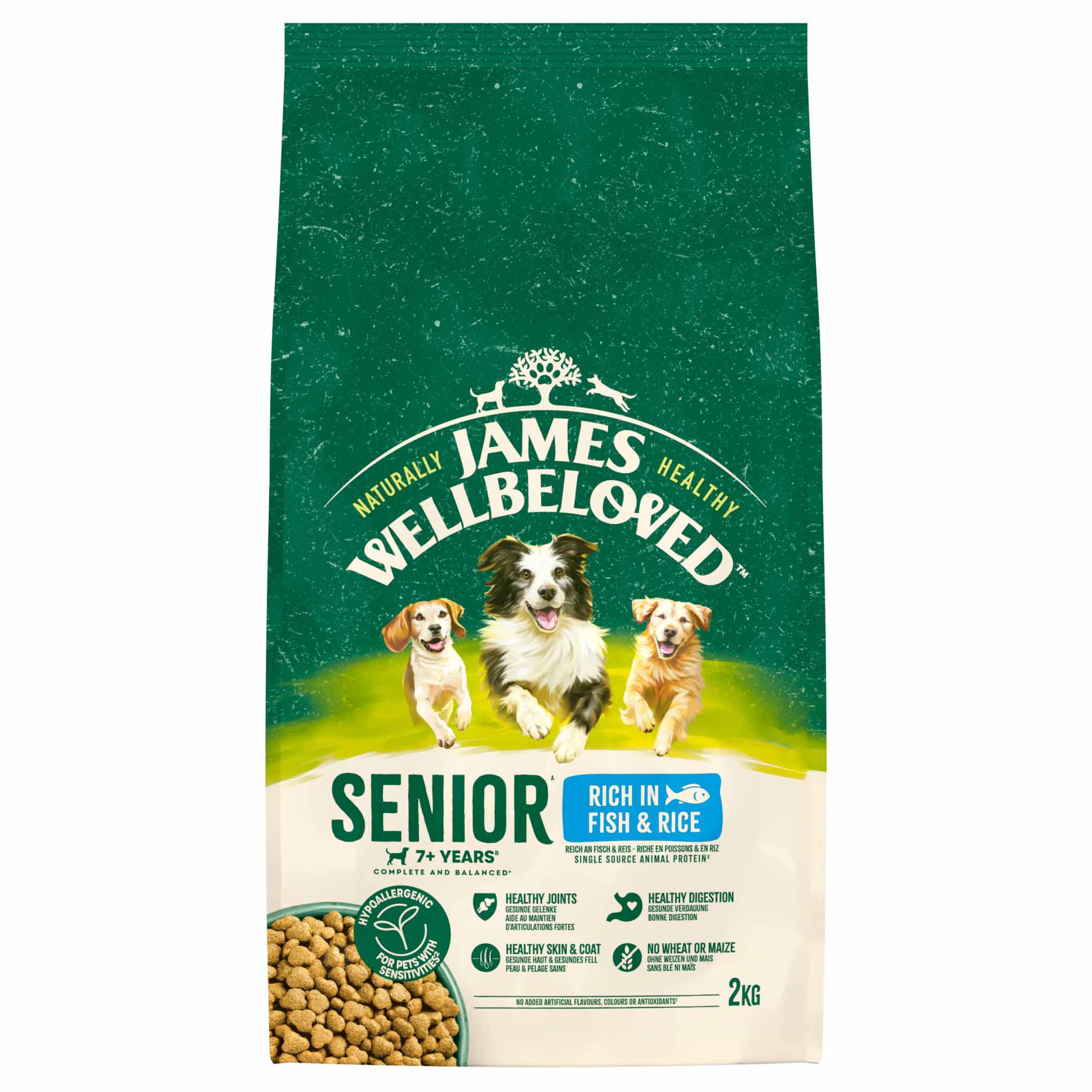 James Wellbeloved Senior Dry Dog Food - Fish & Rice - Image 4