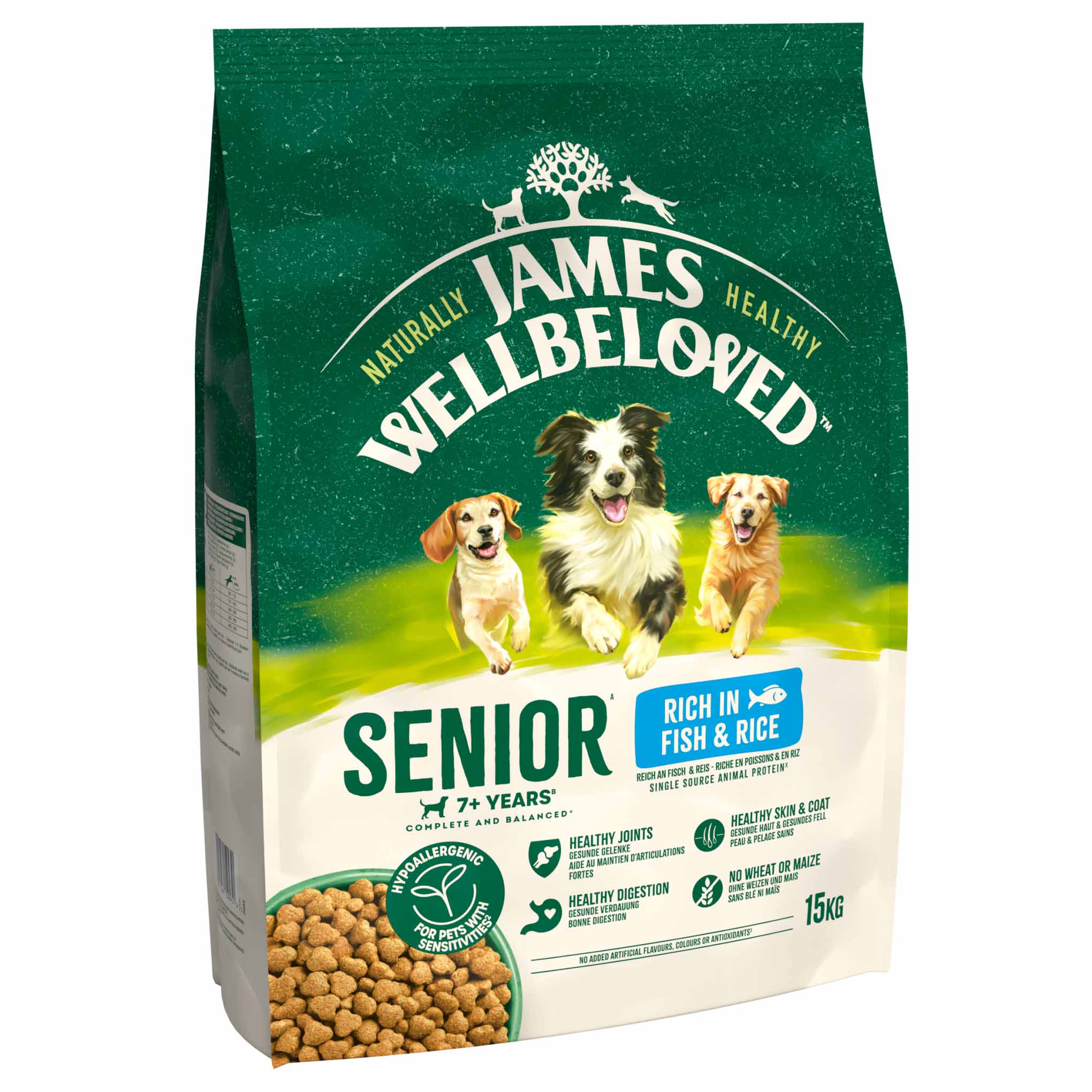 James Wellbeloved Senior Dry Dog Food - Fish & Rice - Image 7