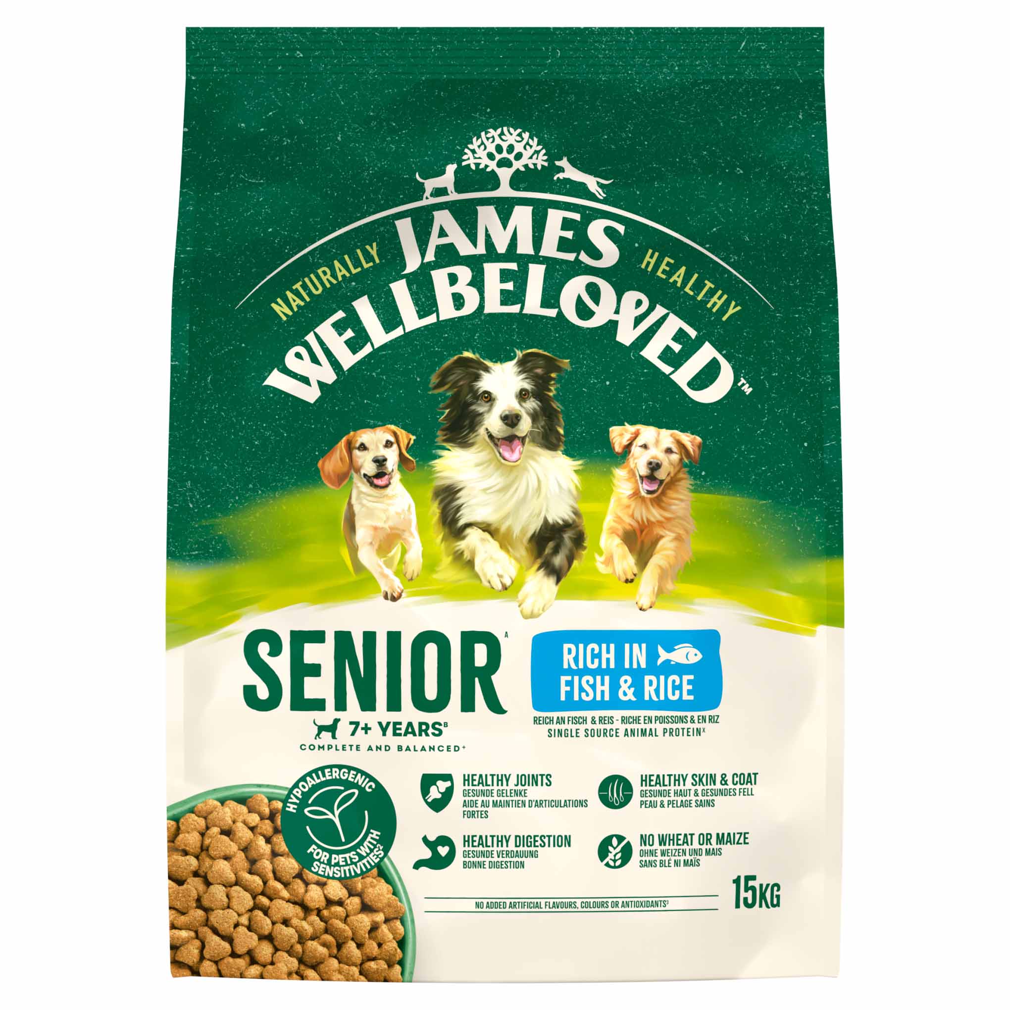 James Wellbeloved Senior Dry Dog Food - Fish & Rice - Image 8