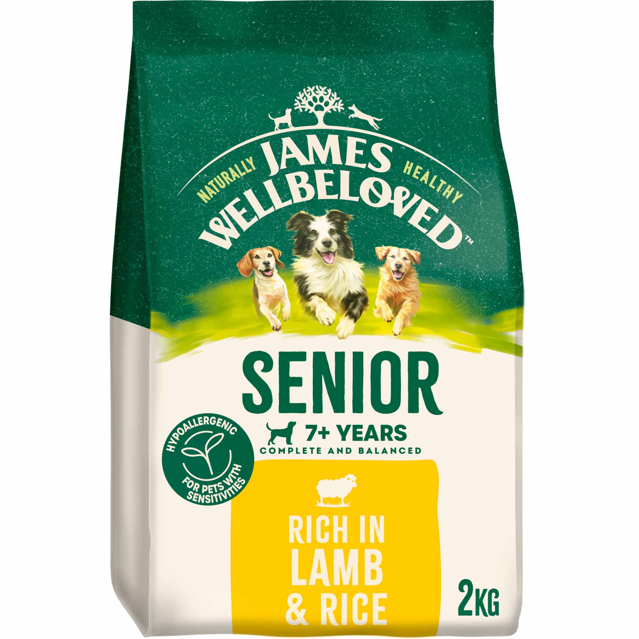 James Wellbeloved Senior Dry Dog Food - Lamb & Rice - Image 2