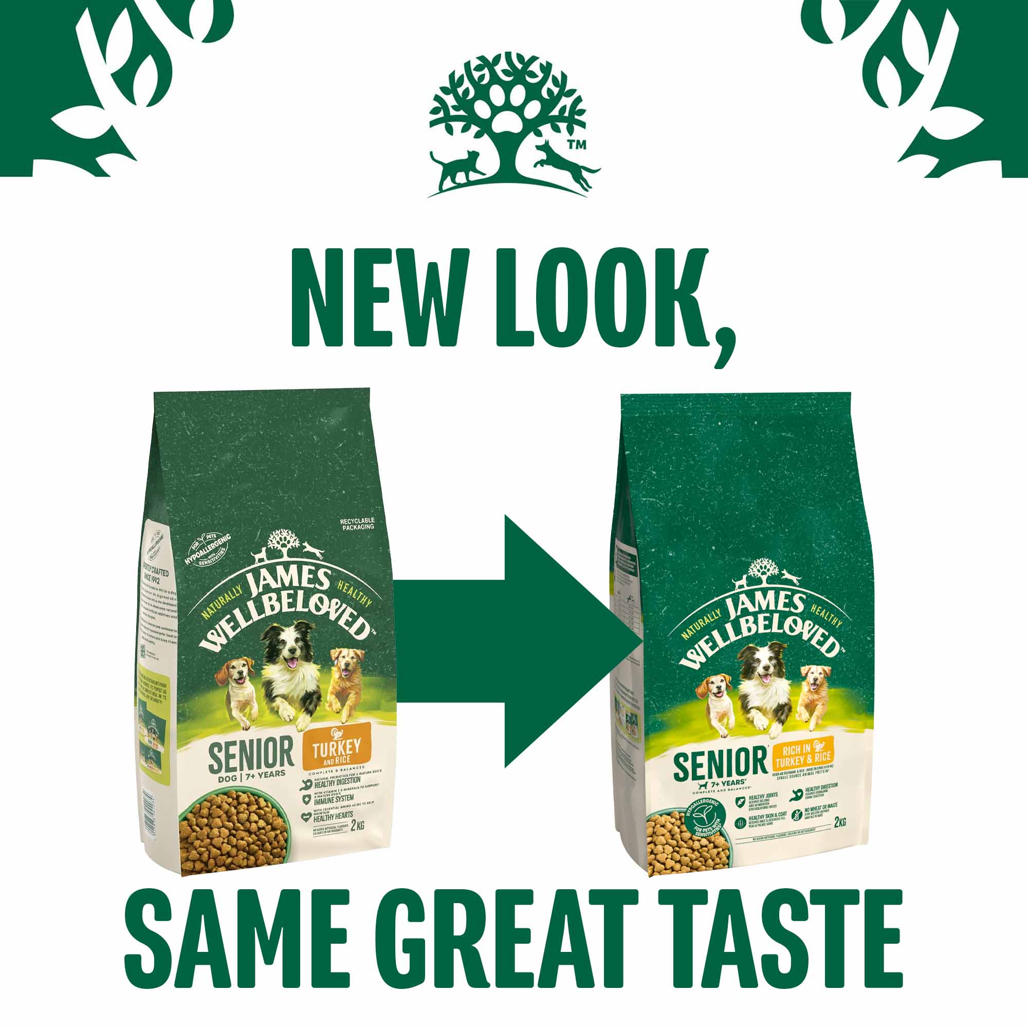 James Wellbeloved Senior Dry Dog Food - Turkey & Rice - Image 10
