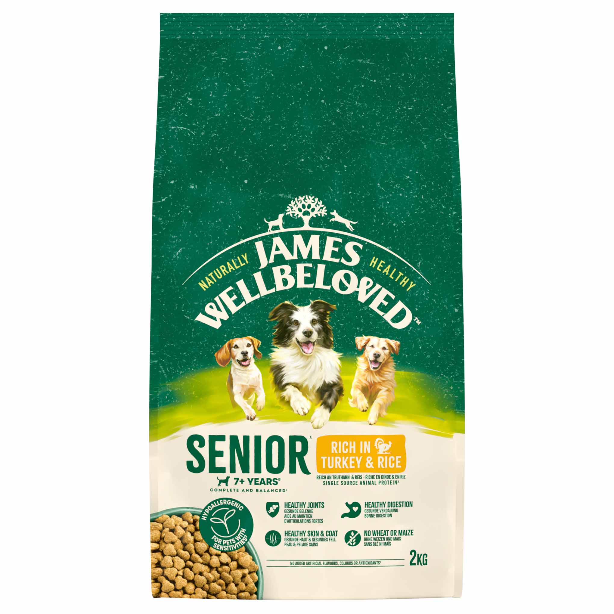 James Wellbeloved Senior Dry Dog Food - Turkey & Rice - Image 4