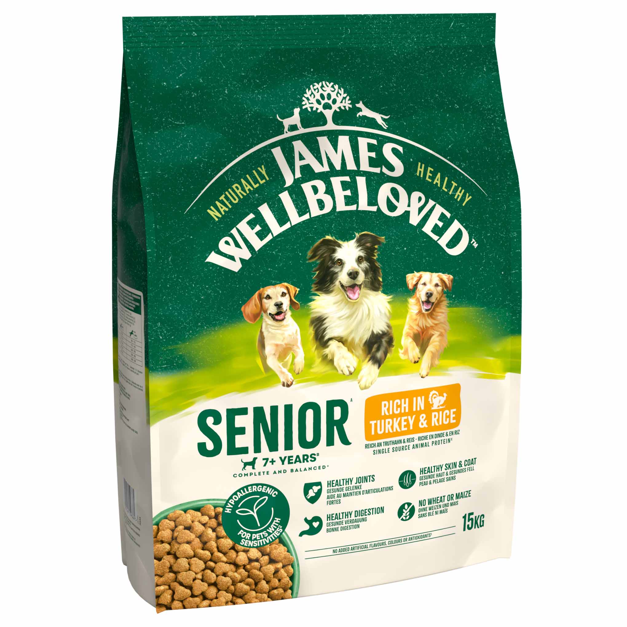 James Wellbeloved Senior Dry Dog Food - Turkey & Rice - Image 7