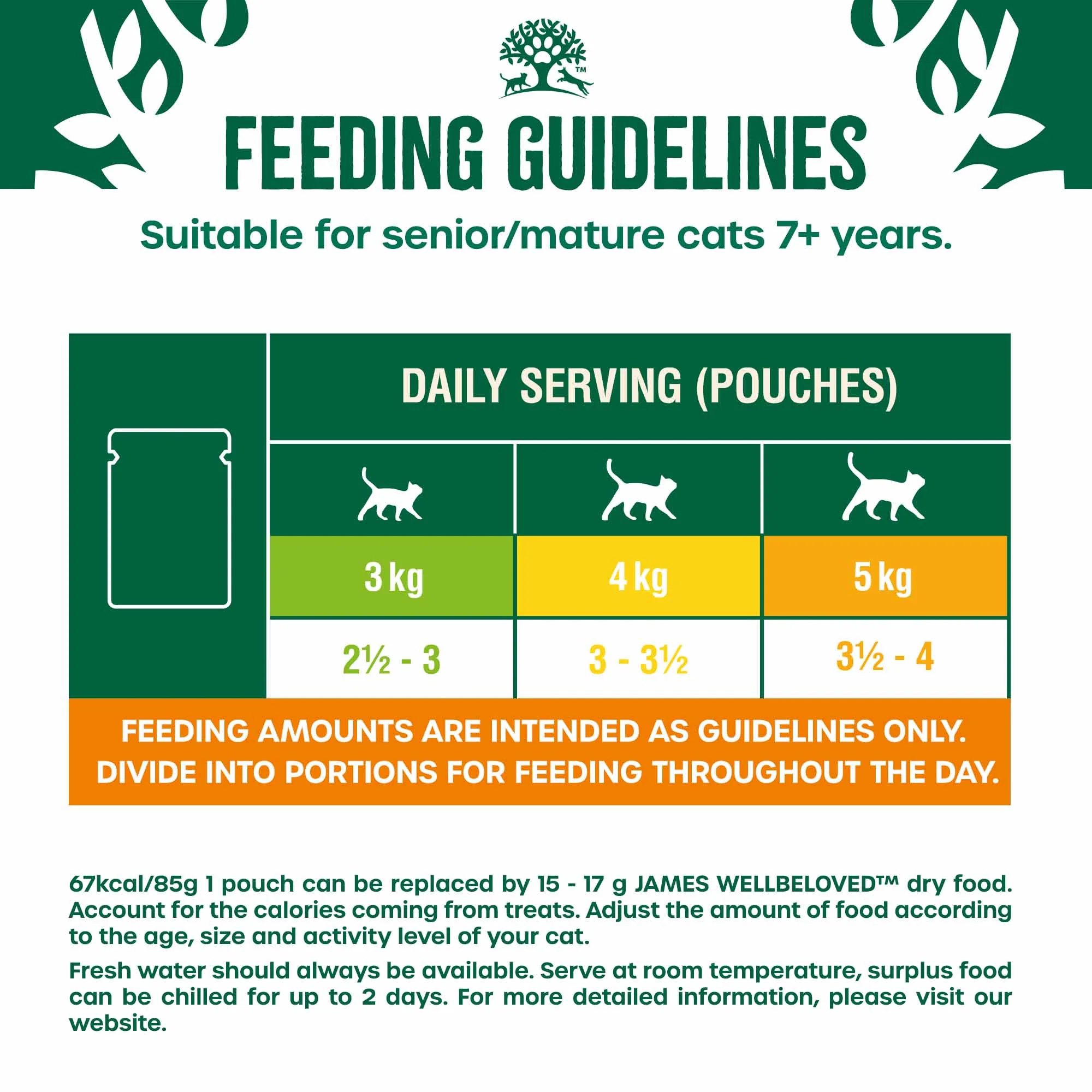 James Wellbeloved Senior Grain Free Wet Cat Food in Jelly - Chicken - 12x85g Pouches - Image 8