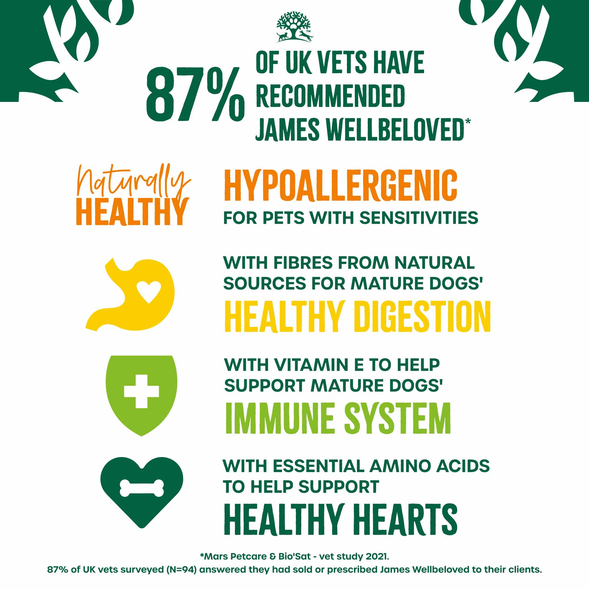 James Wellbeloved Senior Wet Dog Food - Turkey, Lamb & Chicken in Loaf - 12x400g cans - Image 6