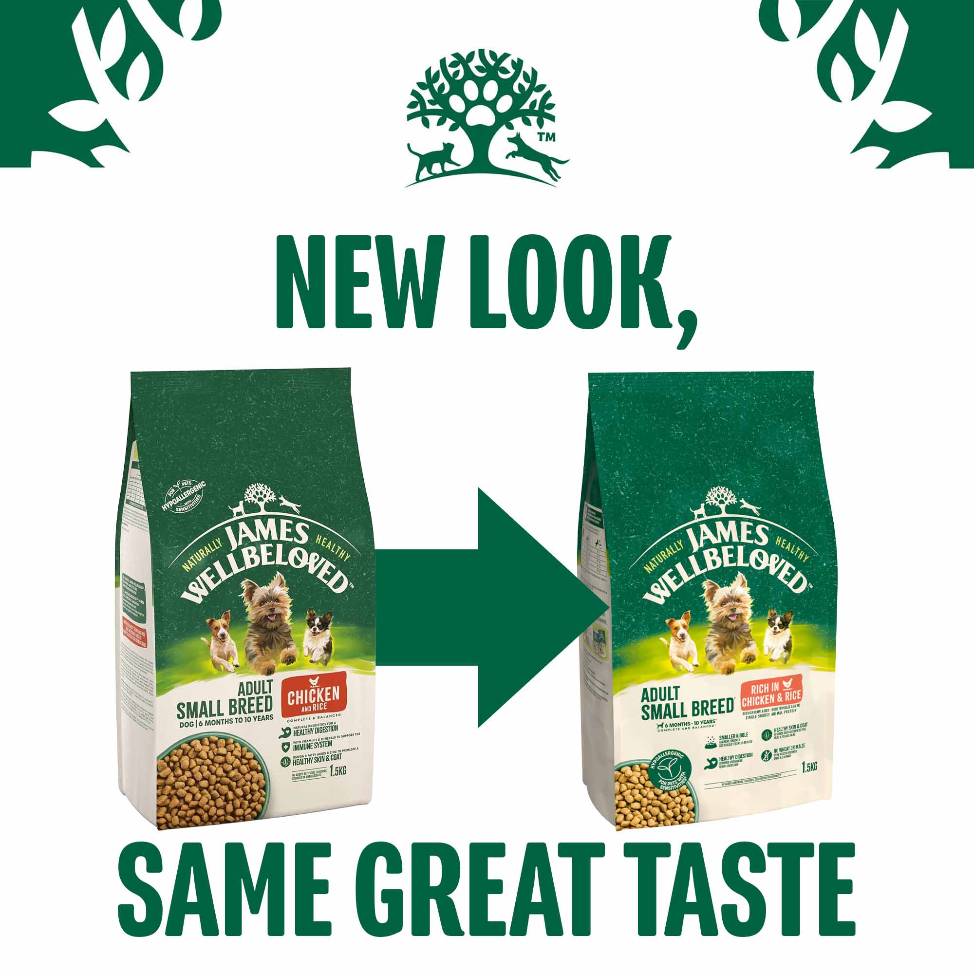James Wellbeloved Small Breed Adult Dry Dog Food - Chicken & Rice - Image 10