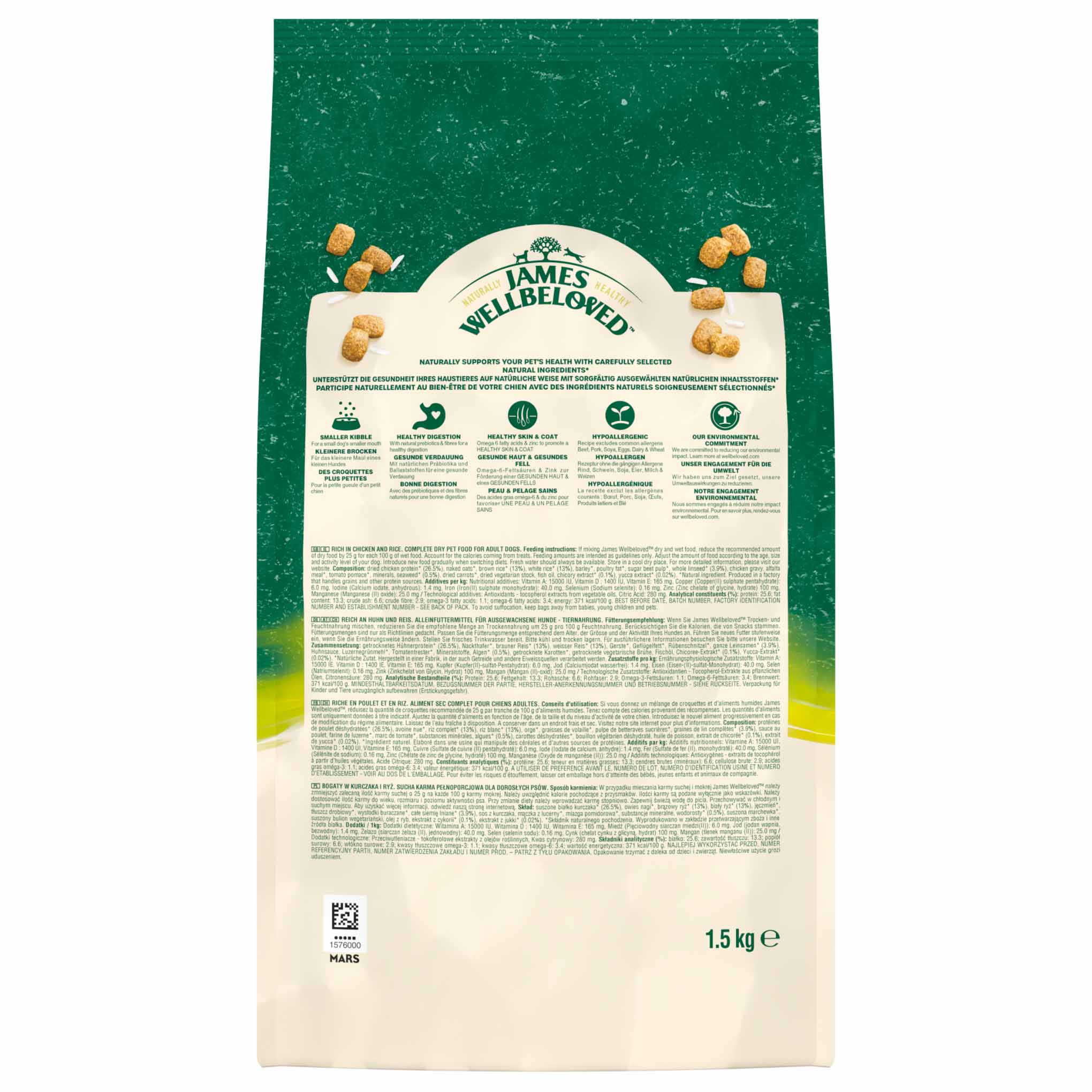 James Wellbeloved Small Breed Adult Dry Dog Food - Chicken & Rice - Image 5