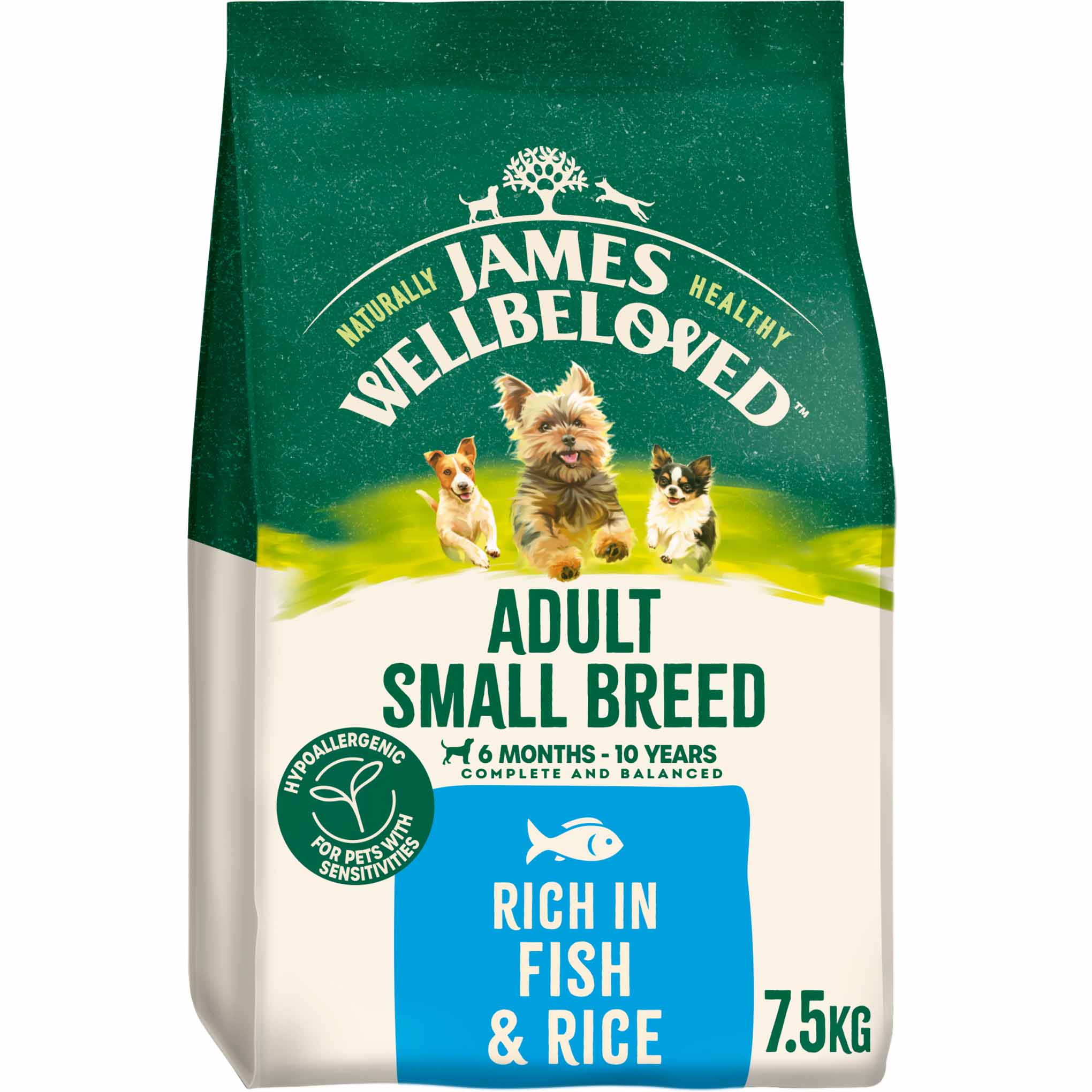 James Wellbeloved Small Breed Adult Dry Dog Food - Fish & Rice - Image 2