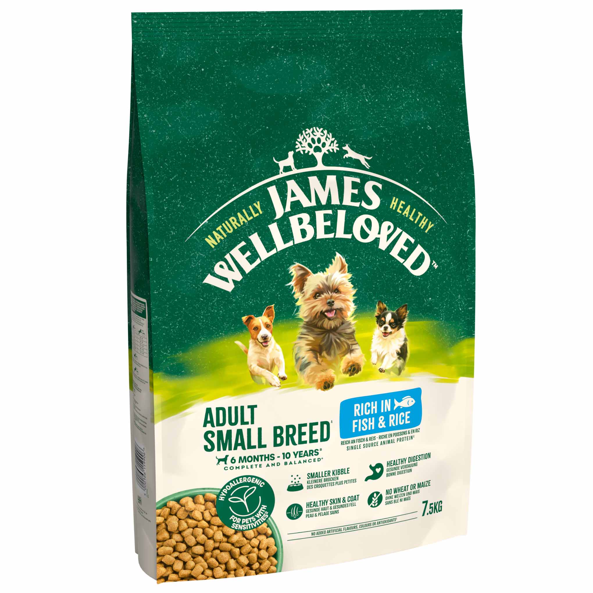 James Wellbeloved Small Breed Adult Dry Dog Food - Fish & Rice - Image 3