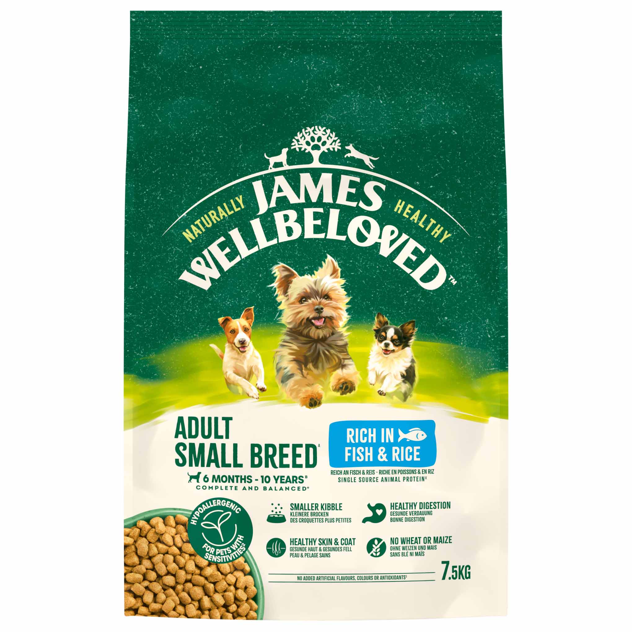 James Wellbeloved Small Breed Adult Dry Dog Food - Fish & Rice - Image 4