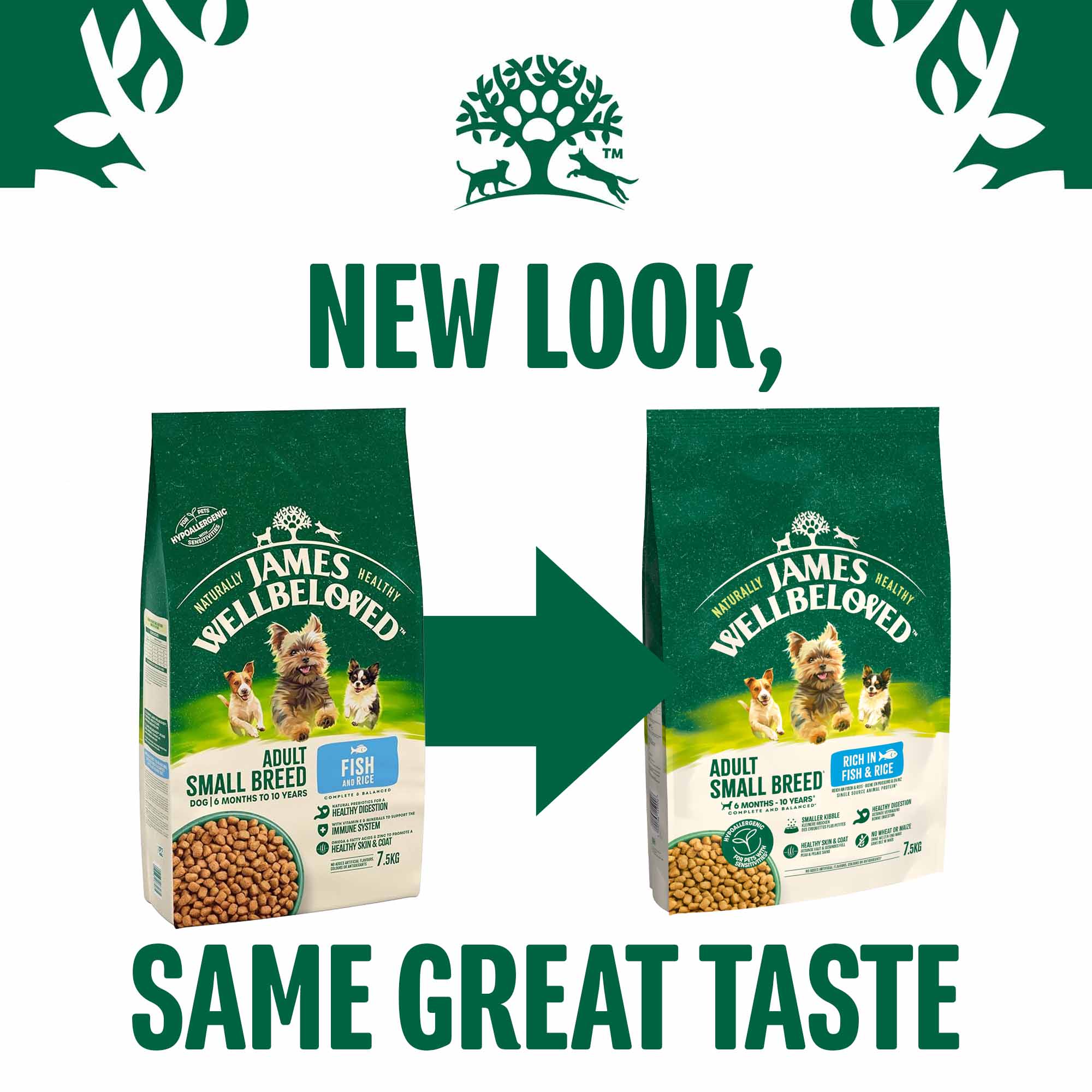 James Wellbeloved Small Breed Adult Dry Dog Food - Fish & Rice - Image 6