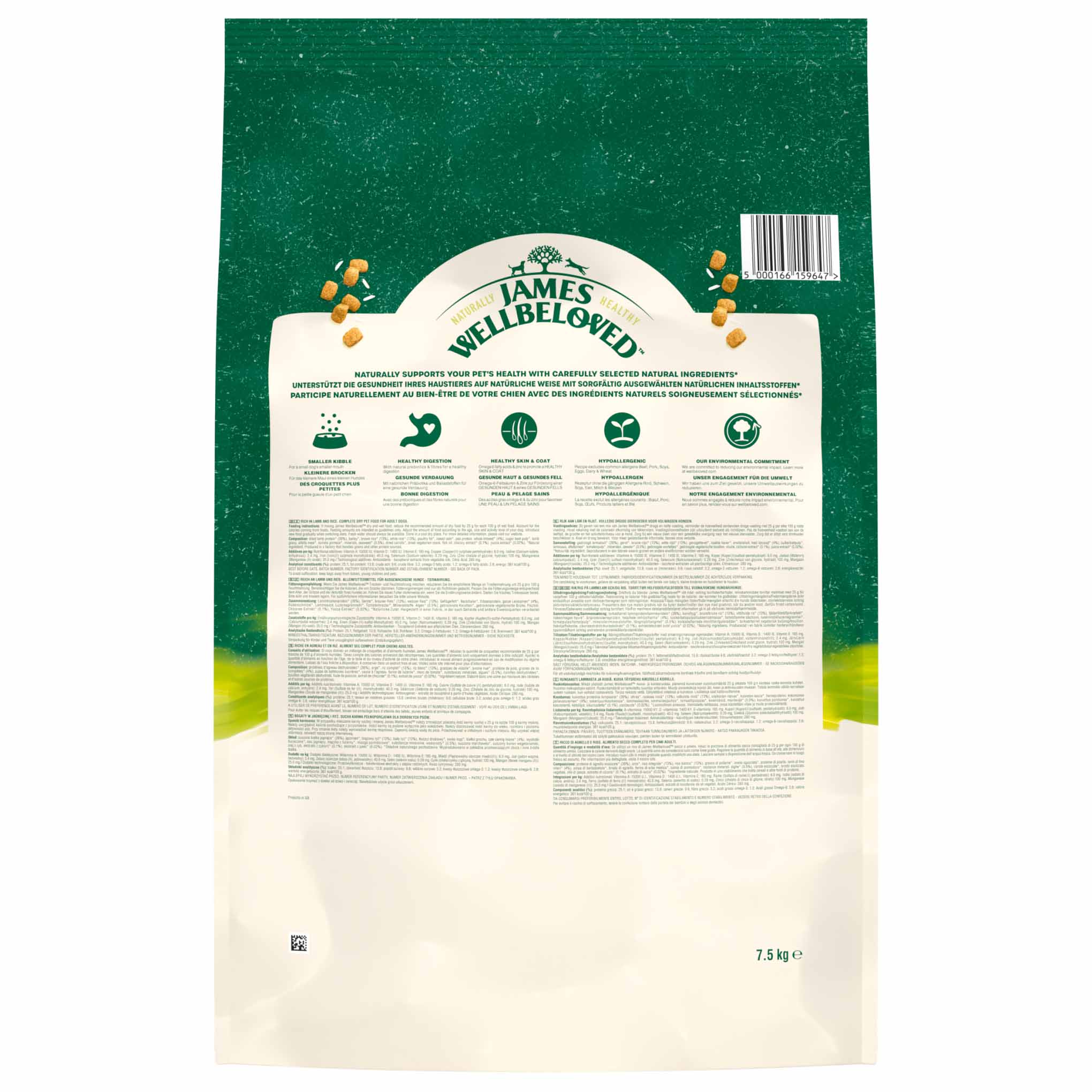 James Wellbeloved Small Breed Adult Dry Dog Food - Lamb & Rice - Image 10