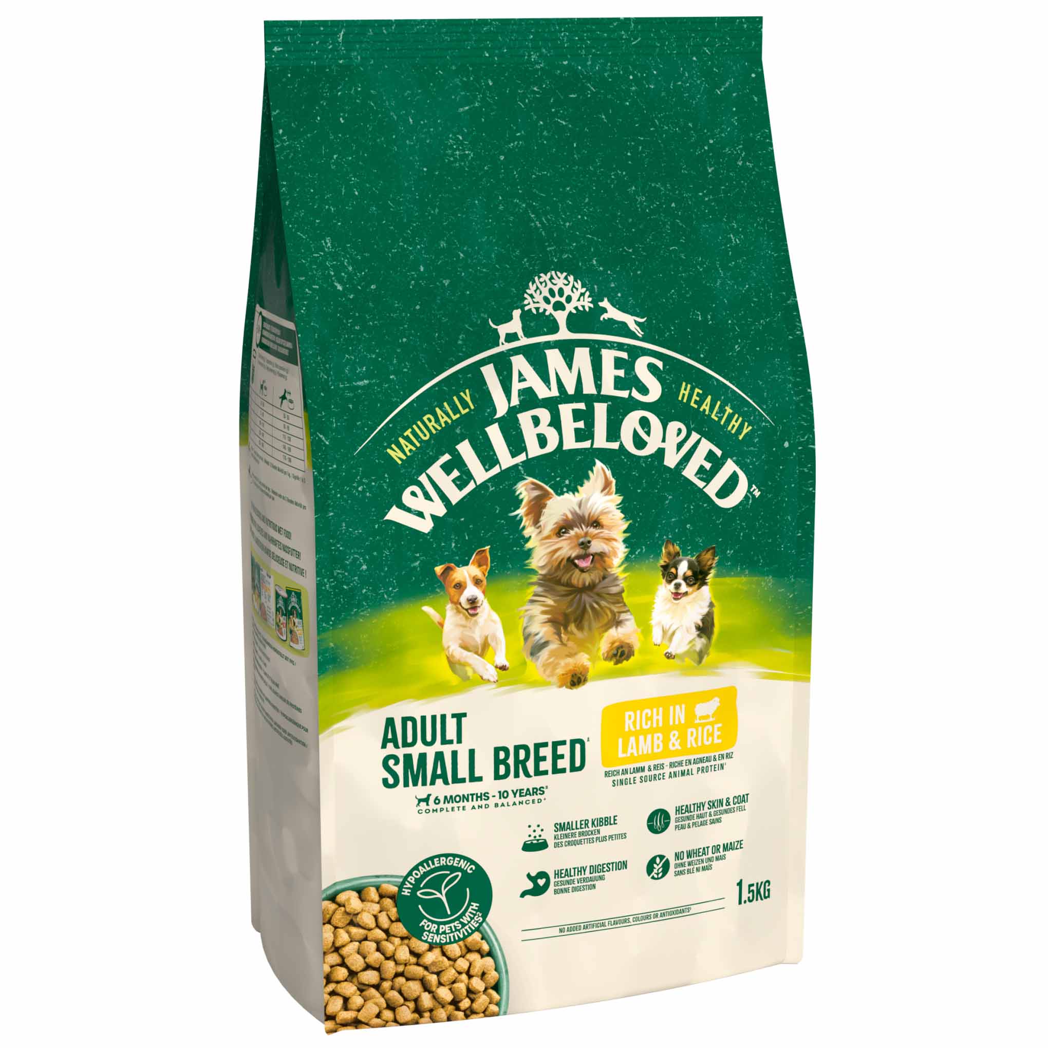 James Wellbeloved Small Breed Adult Dry Dog Food - Lamb & Rice - Image 3